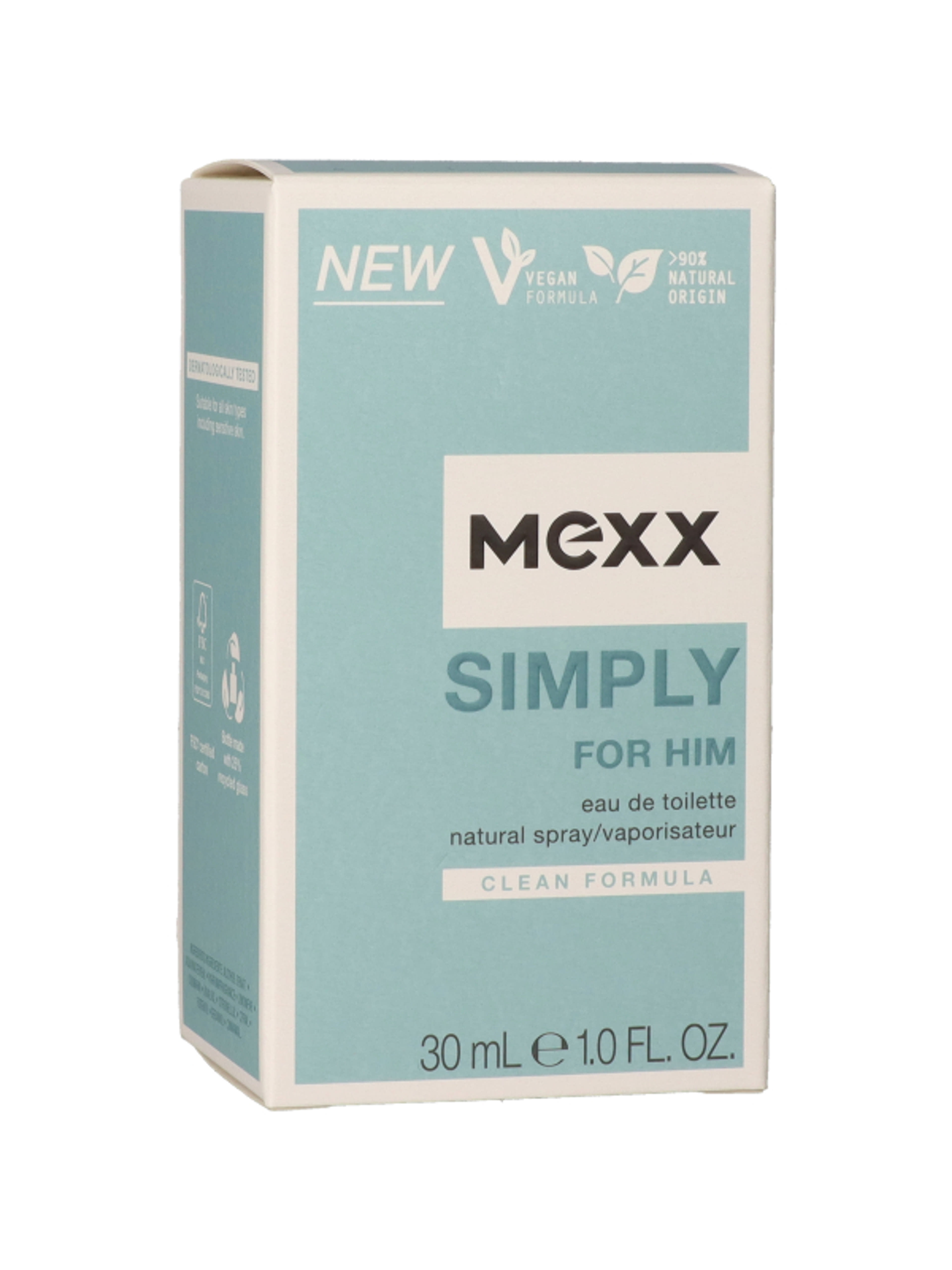 Mexx Simply For Him férfi Eau de Toilette - 30 ml-2