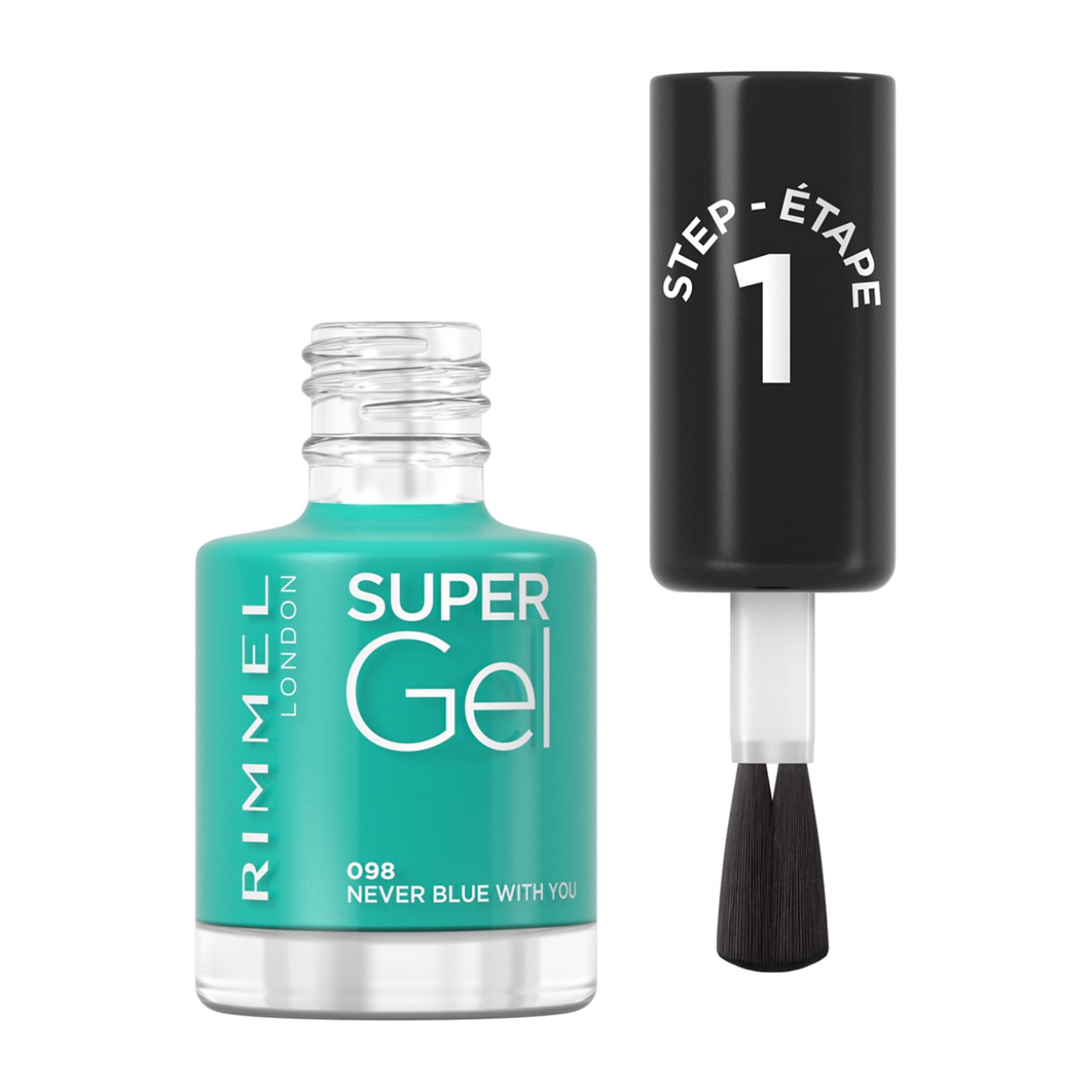 Rimmel Super Gel körömlakk /098 never blue with you - 1 db-2
