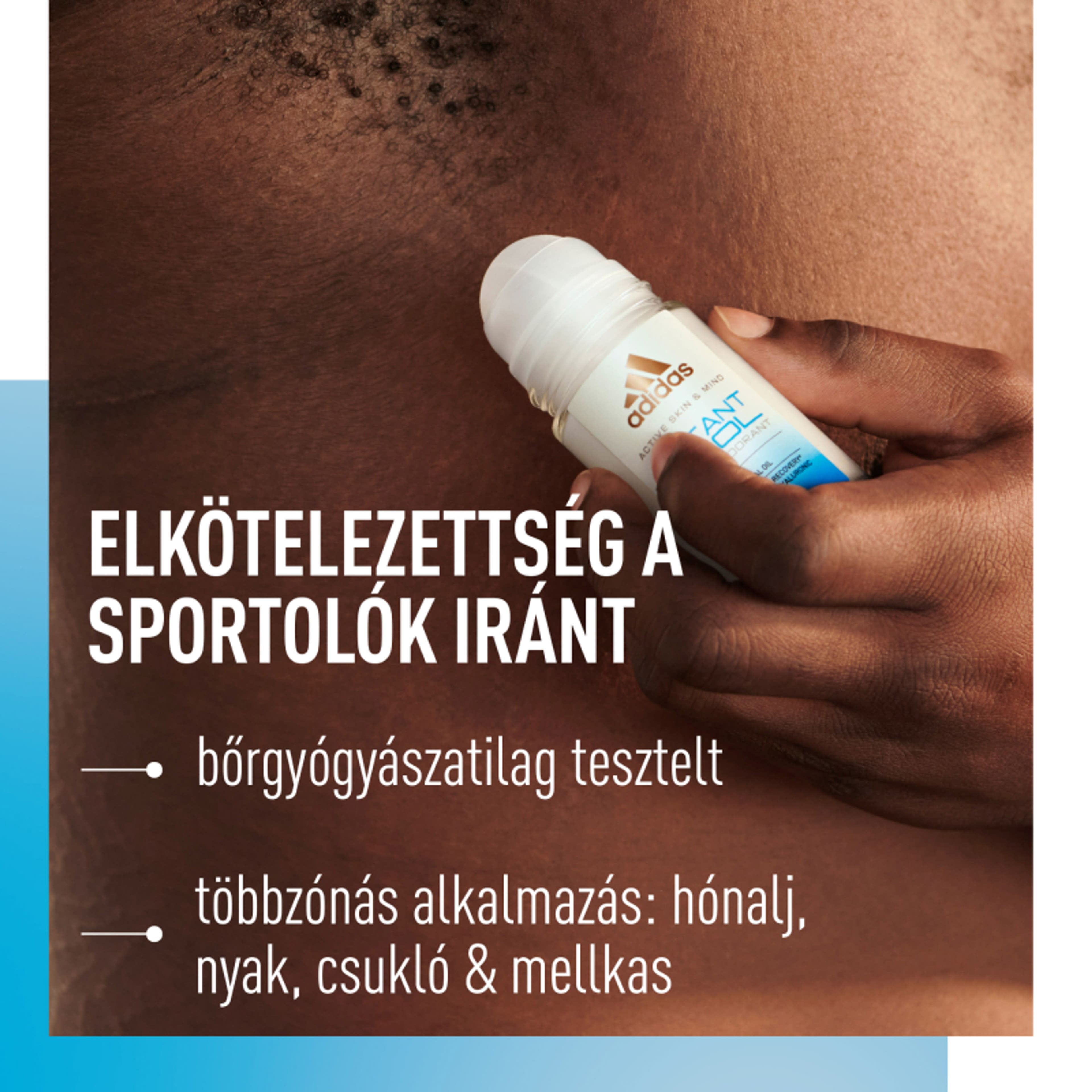 Adidas Active Skin&Mind Instant Cool unisex golyós dezodor - 50 ml-6