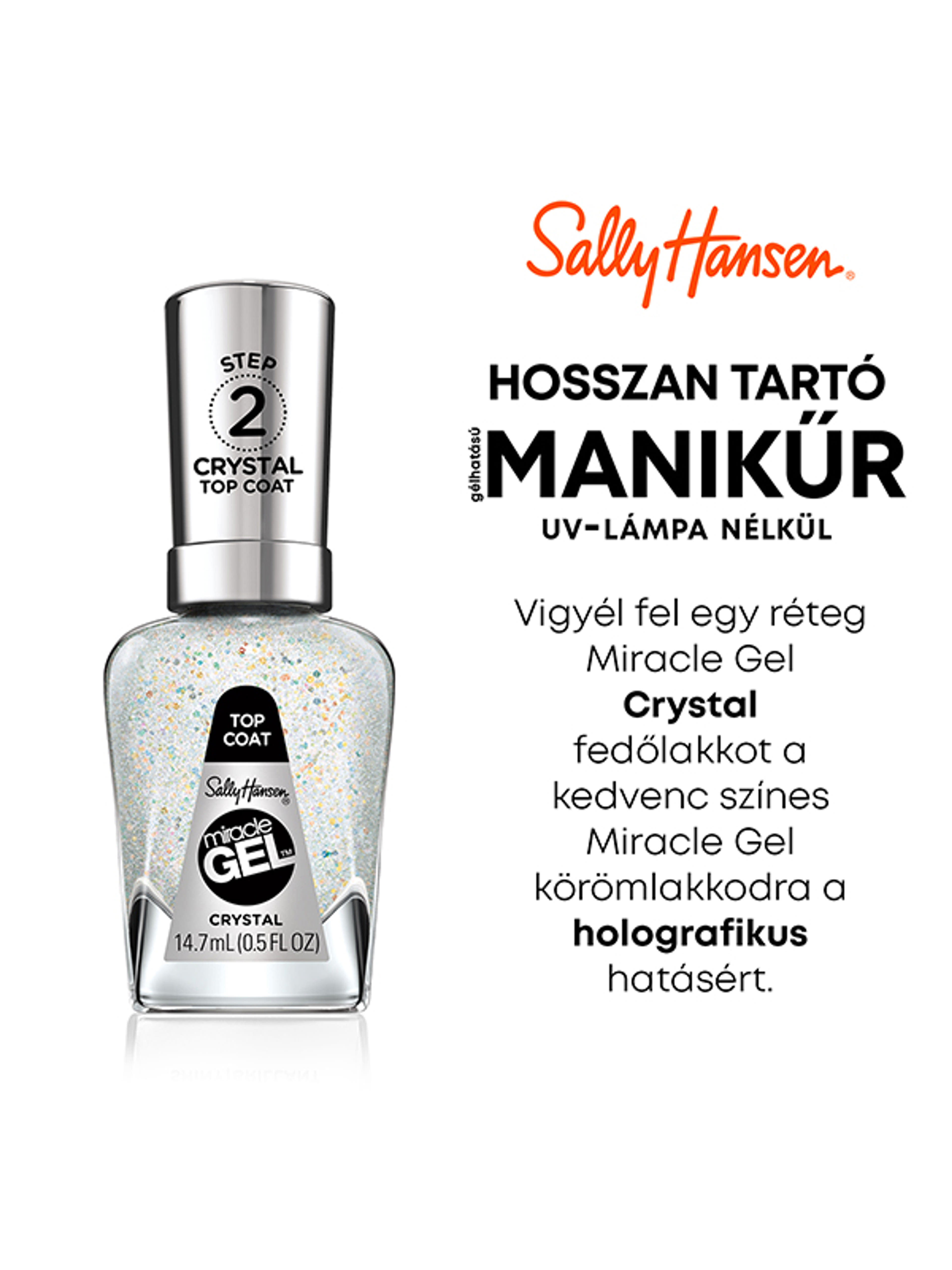 Sally Hansen Miracle Gel fedőlakk /105 - 1 db-2