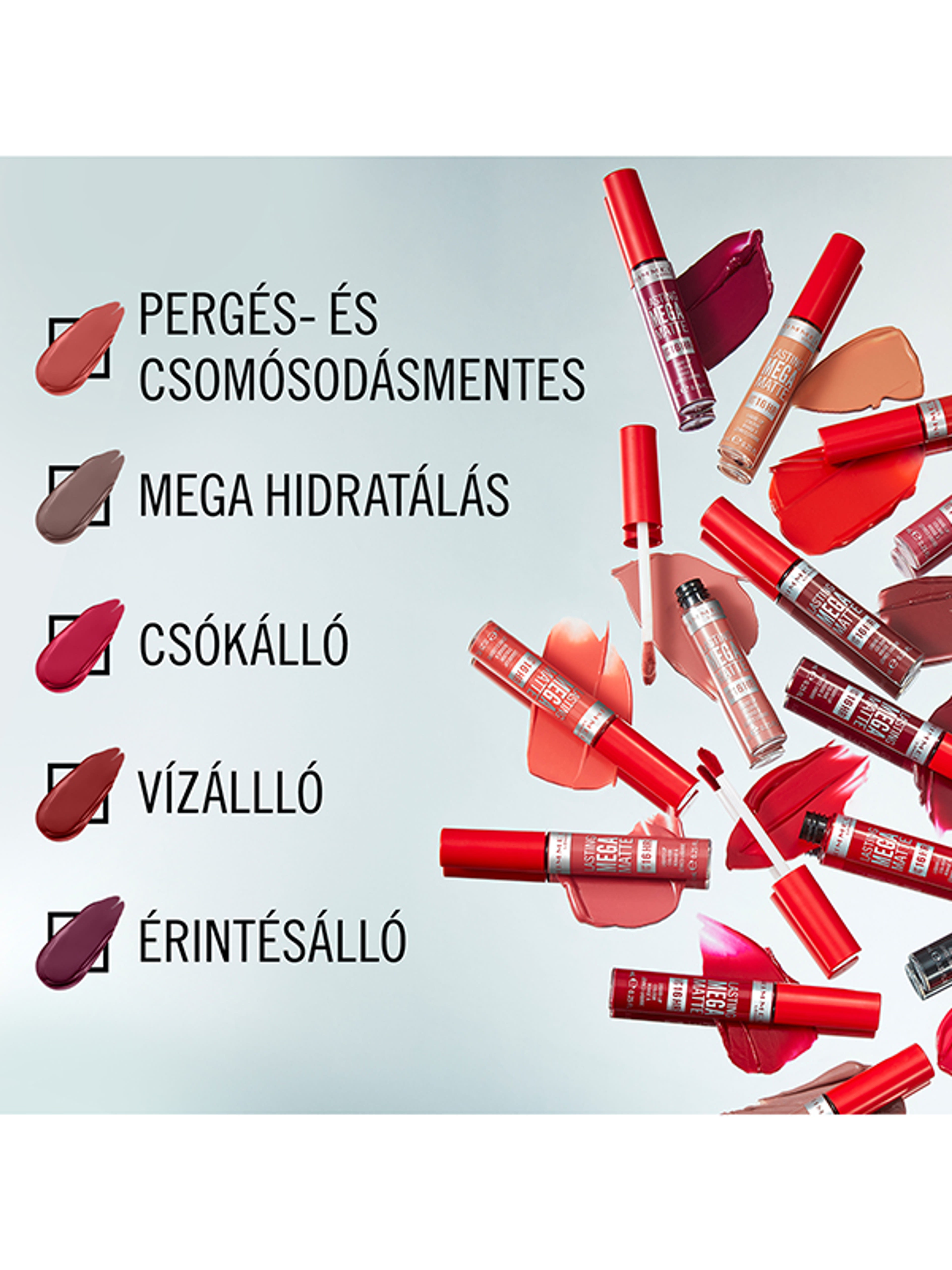 Rimmel Lasting Mega Matte folyékony ajakrúzs /500 - 1 db-8