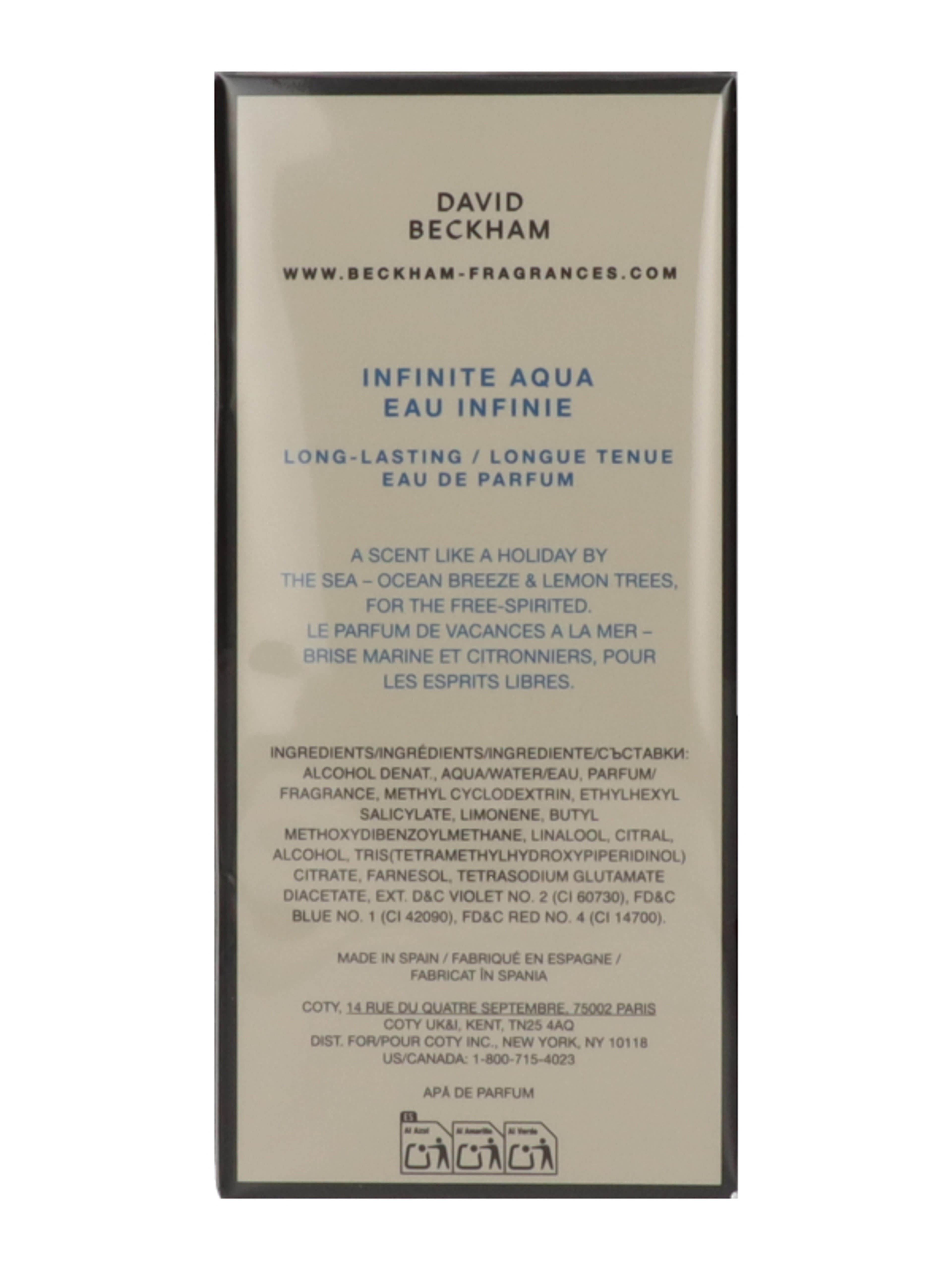 David Beckham Infinite Aqua férfi Eau de Parfum - 100 ml-2