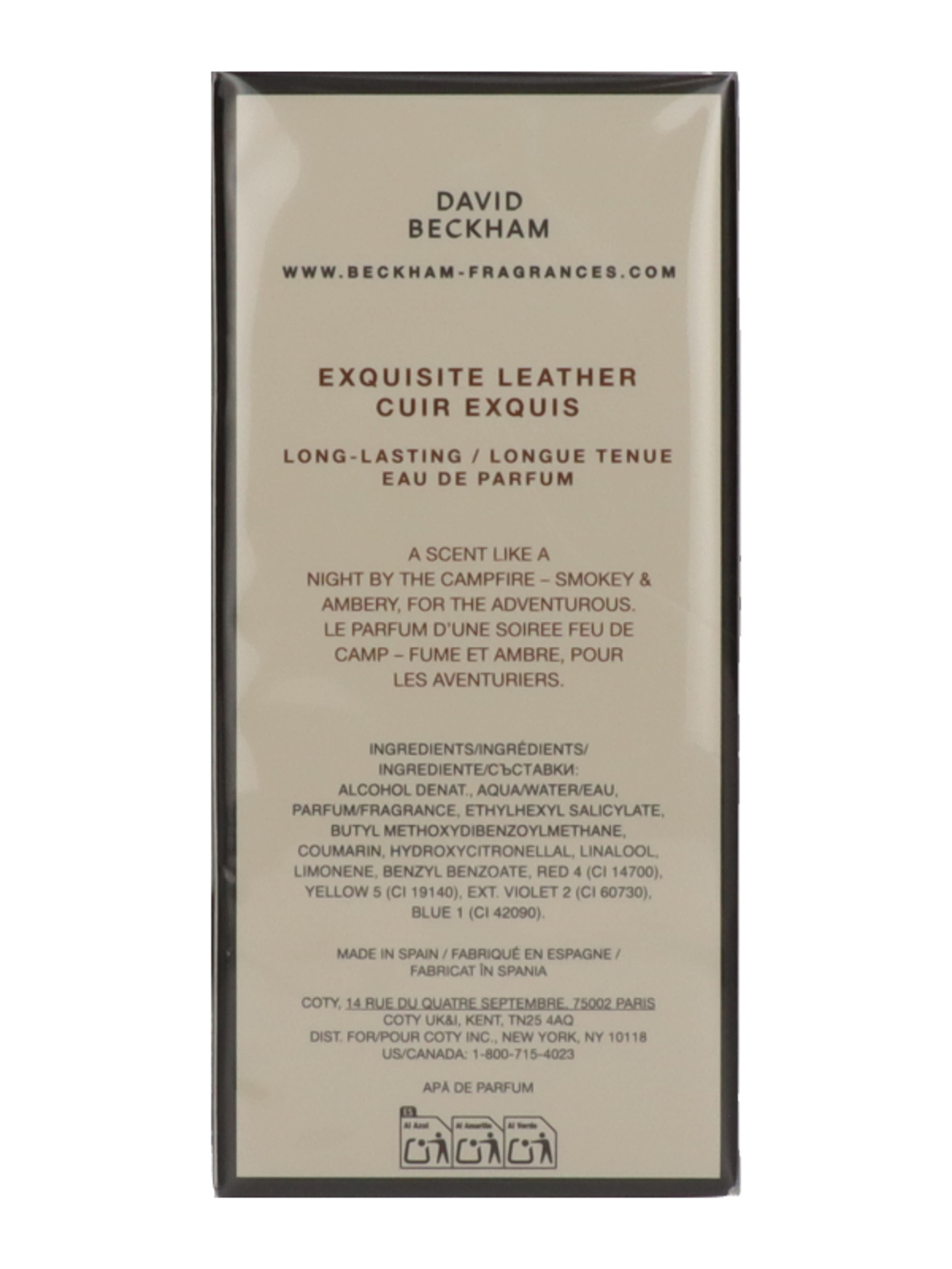 David Beckham Exquisite Leather férfi Eau de Parfum - 100 ml-2