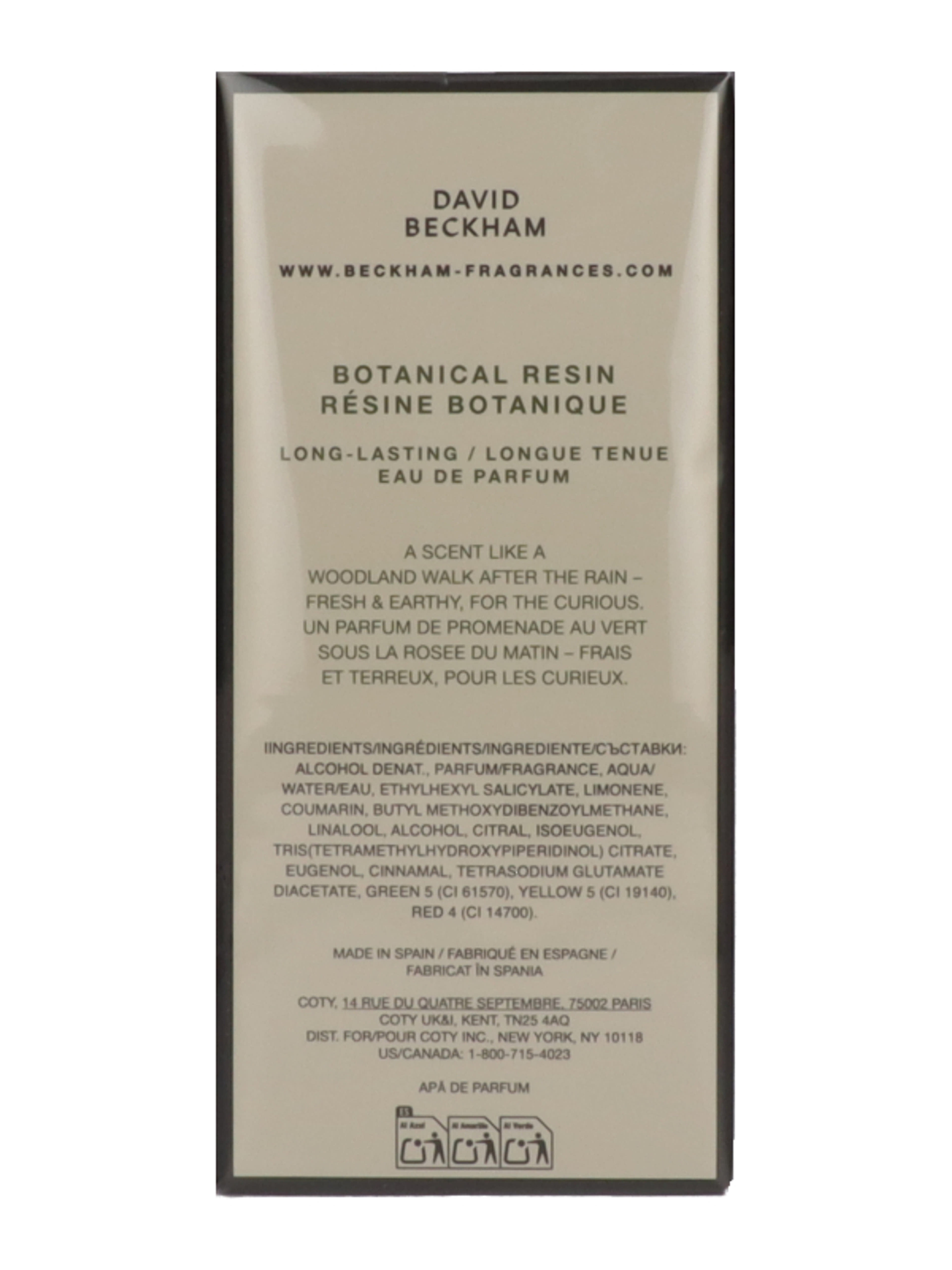 David Beckham Botanical Resin férfi Eau de Parfum - 100 ml-2