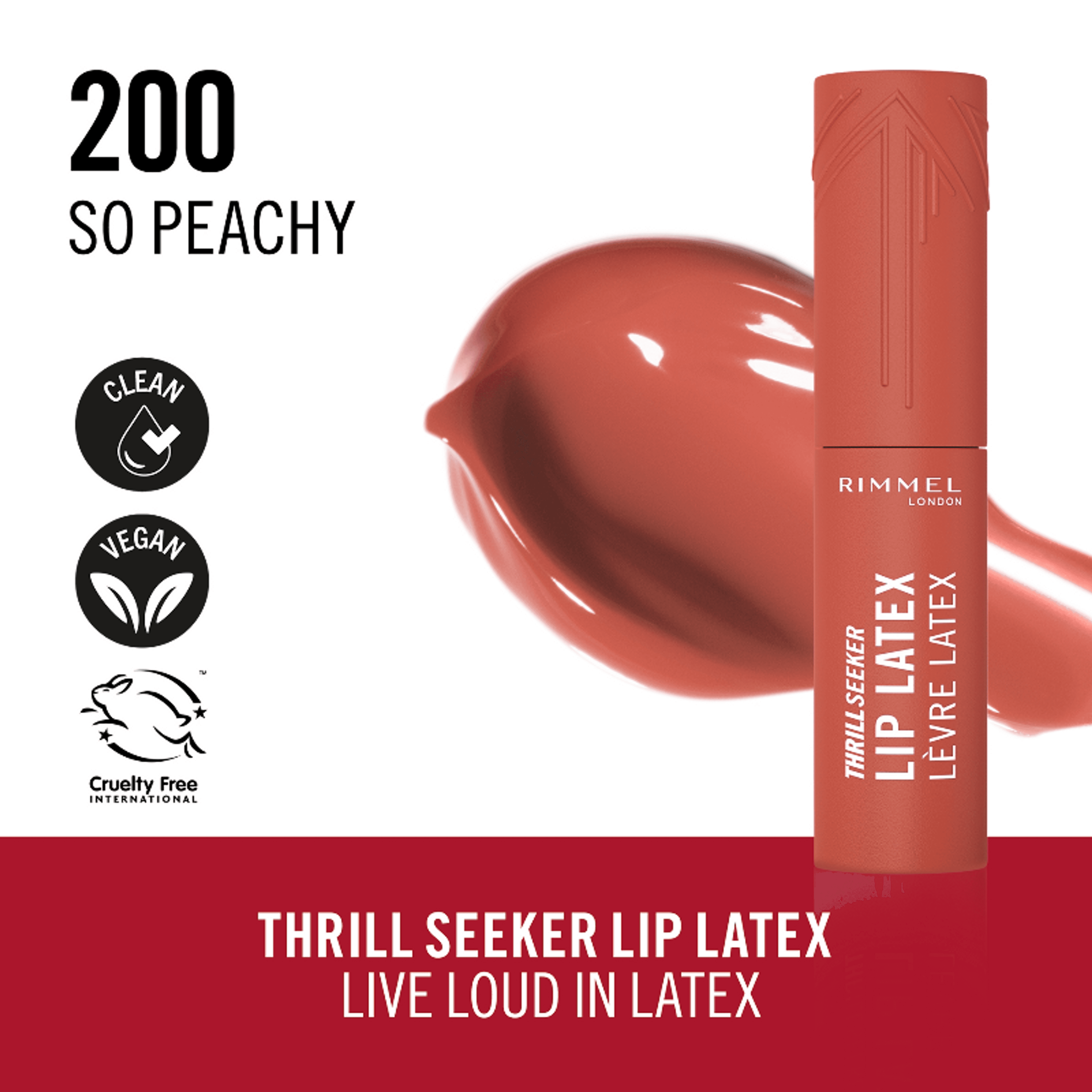 Rimmel Thrill Seeker Lip Latex ajakrúzs /200 - 1 db-3