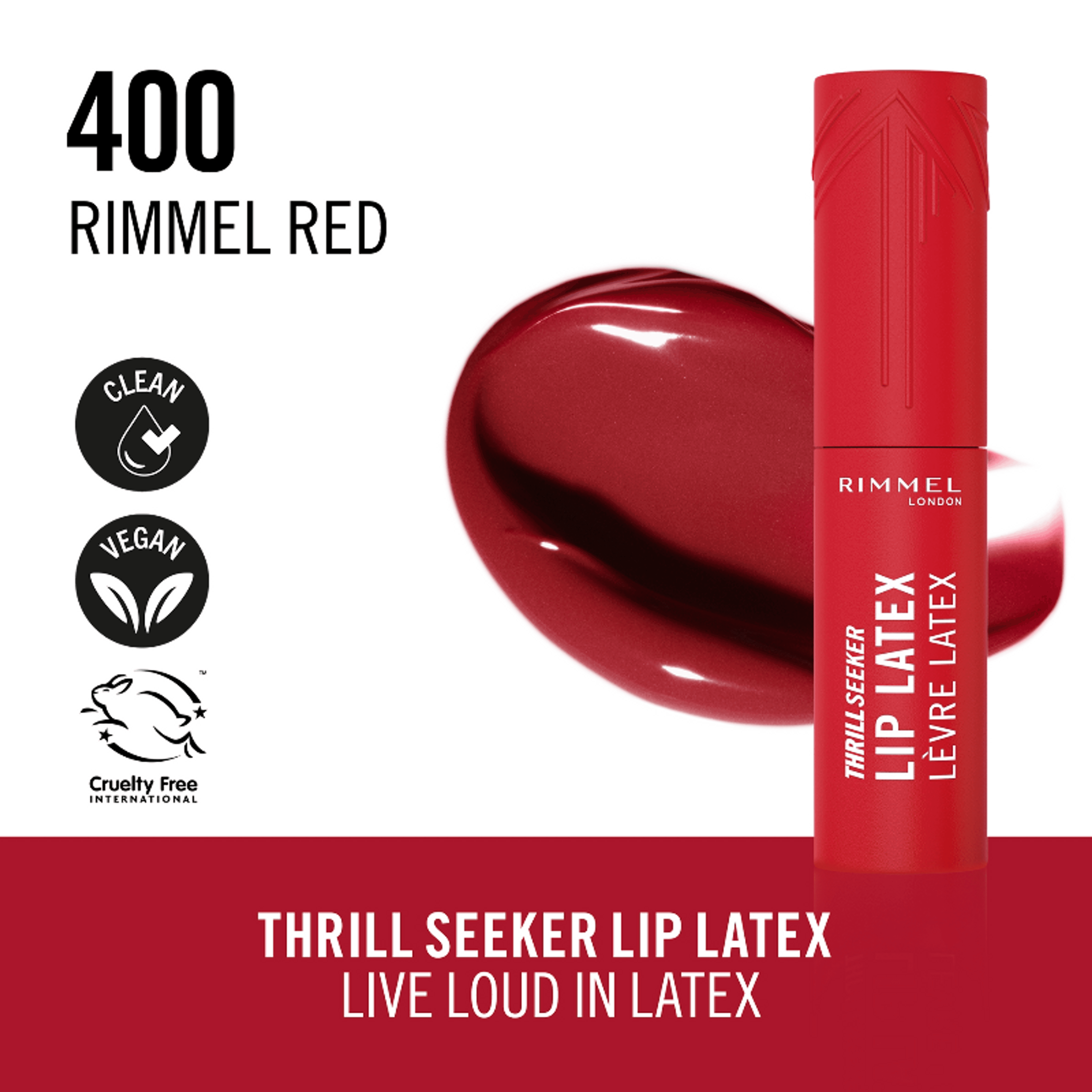 Rimmel Thrill Seeker Lip Latex ajakrúzs /400 - 1 db-3