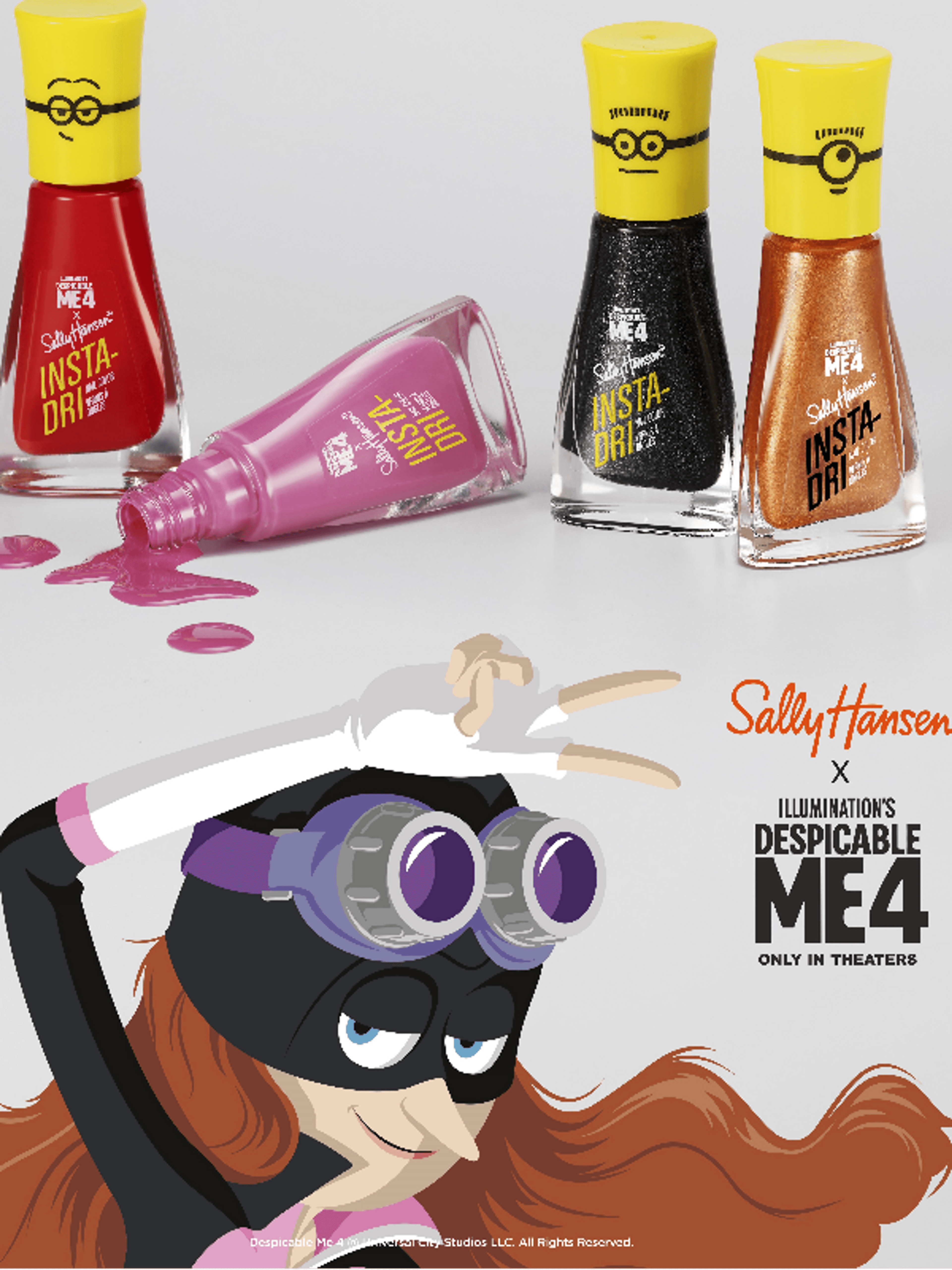 Sally Hansen x Illumination - Despicable Me 4 Intsa Dri körömlakk /766 - 1 db-2