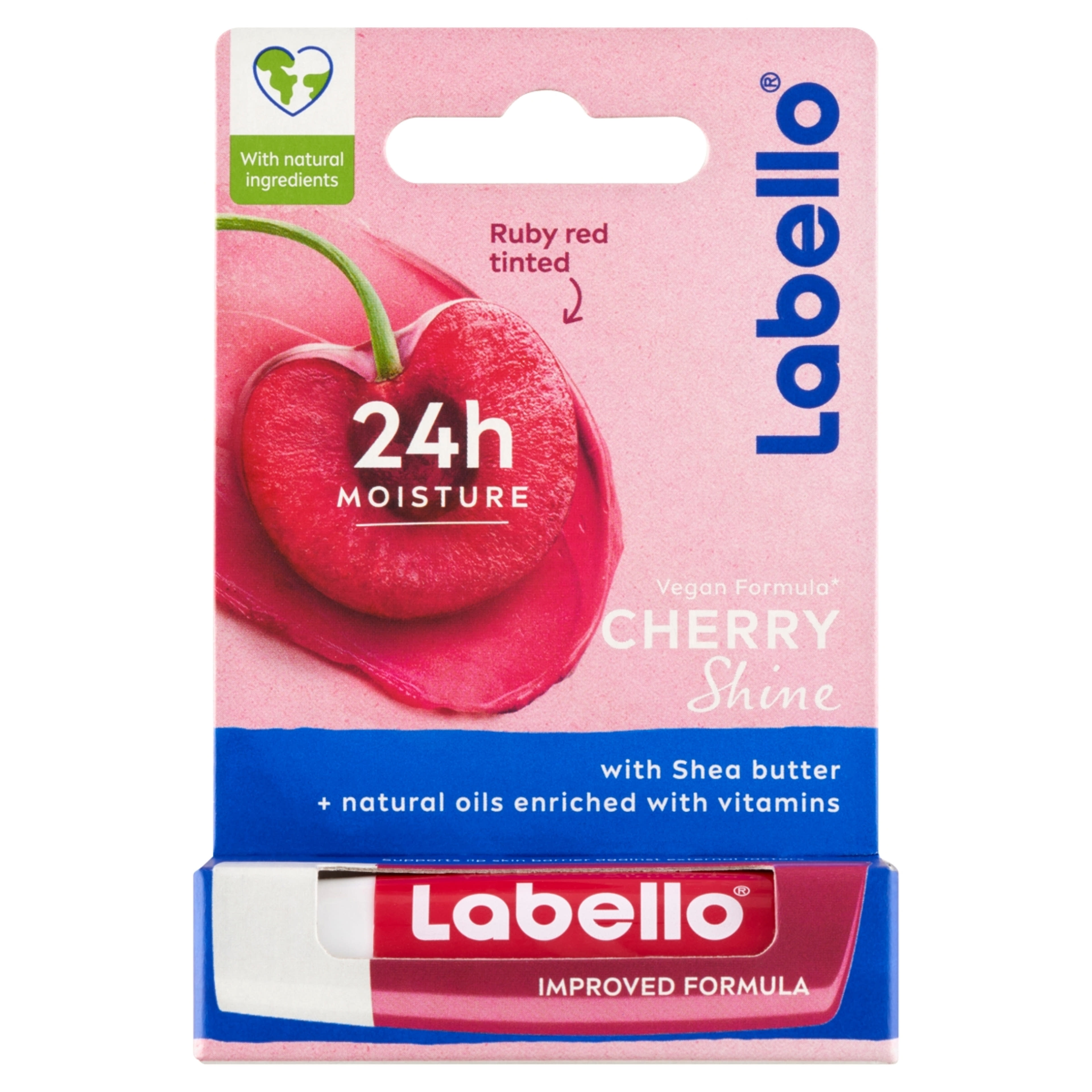 Labello Fruity Shine Cherry ajakápoló - 4,8 g