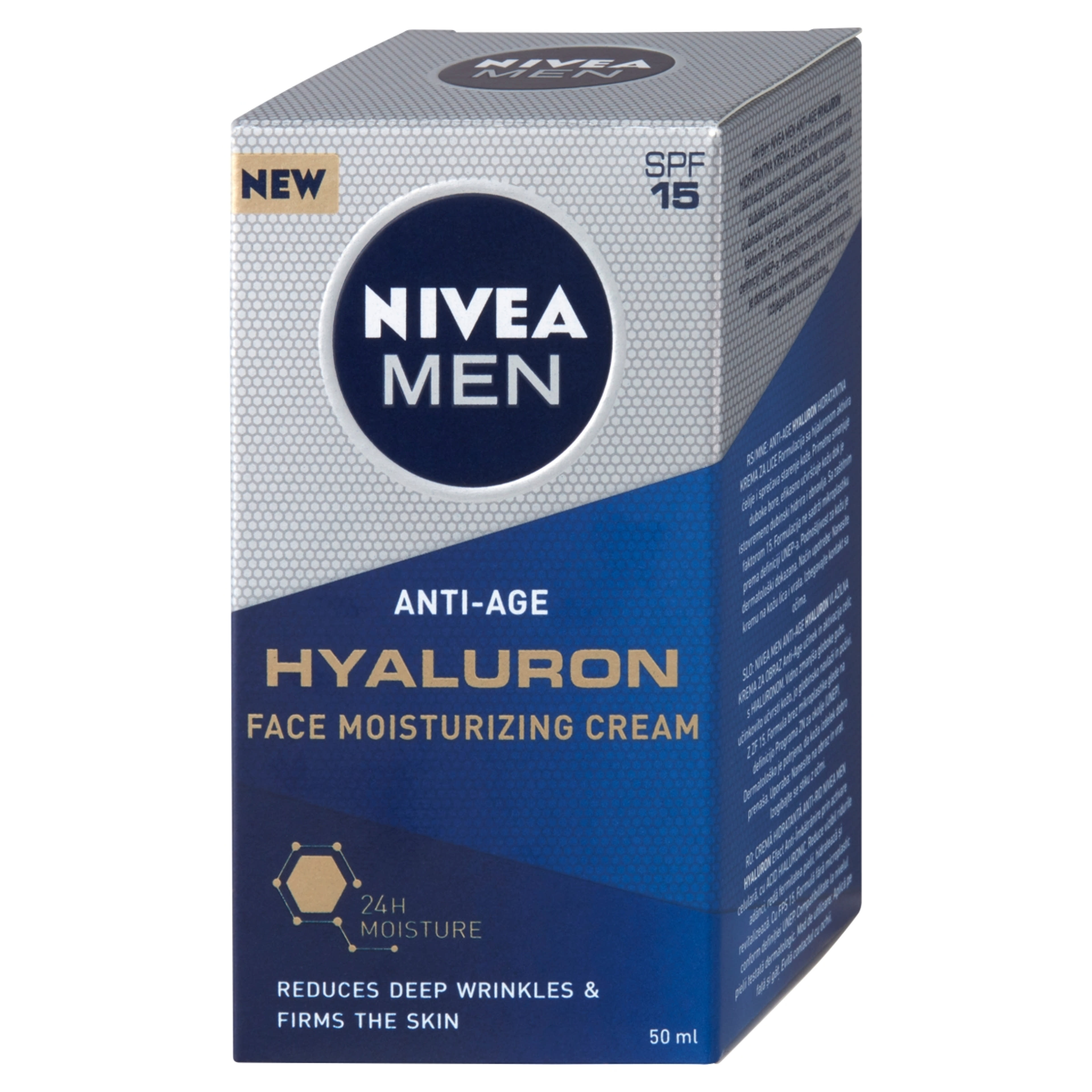 NIVEA MEN antiage hialuron arckrém - 50 ml-3