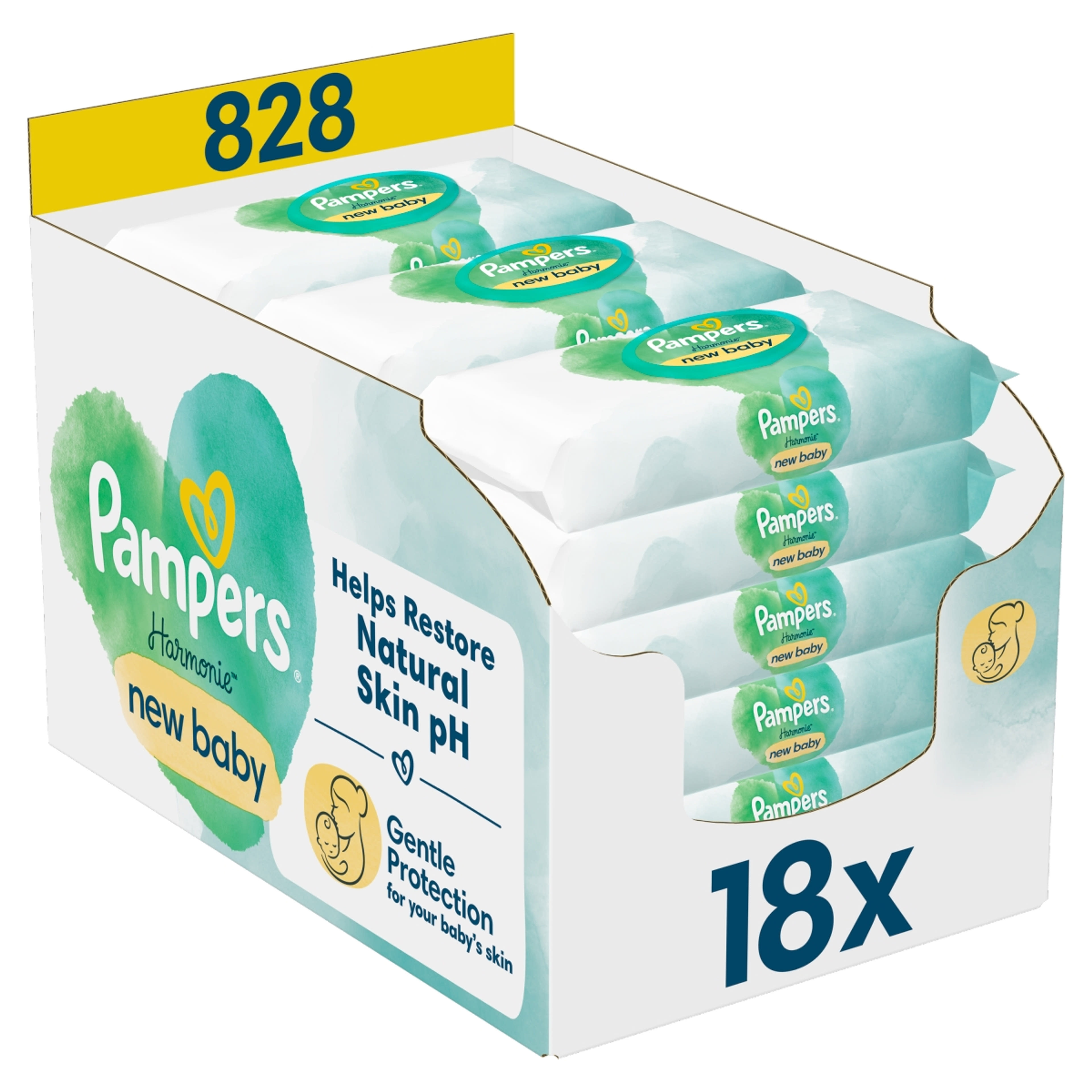 Pampers Harmonie New Baby nedves törlőkendő - 828 db-7