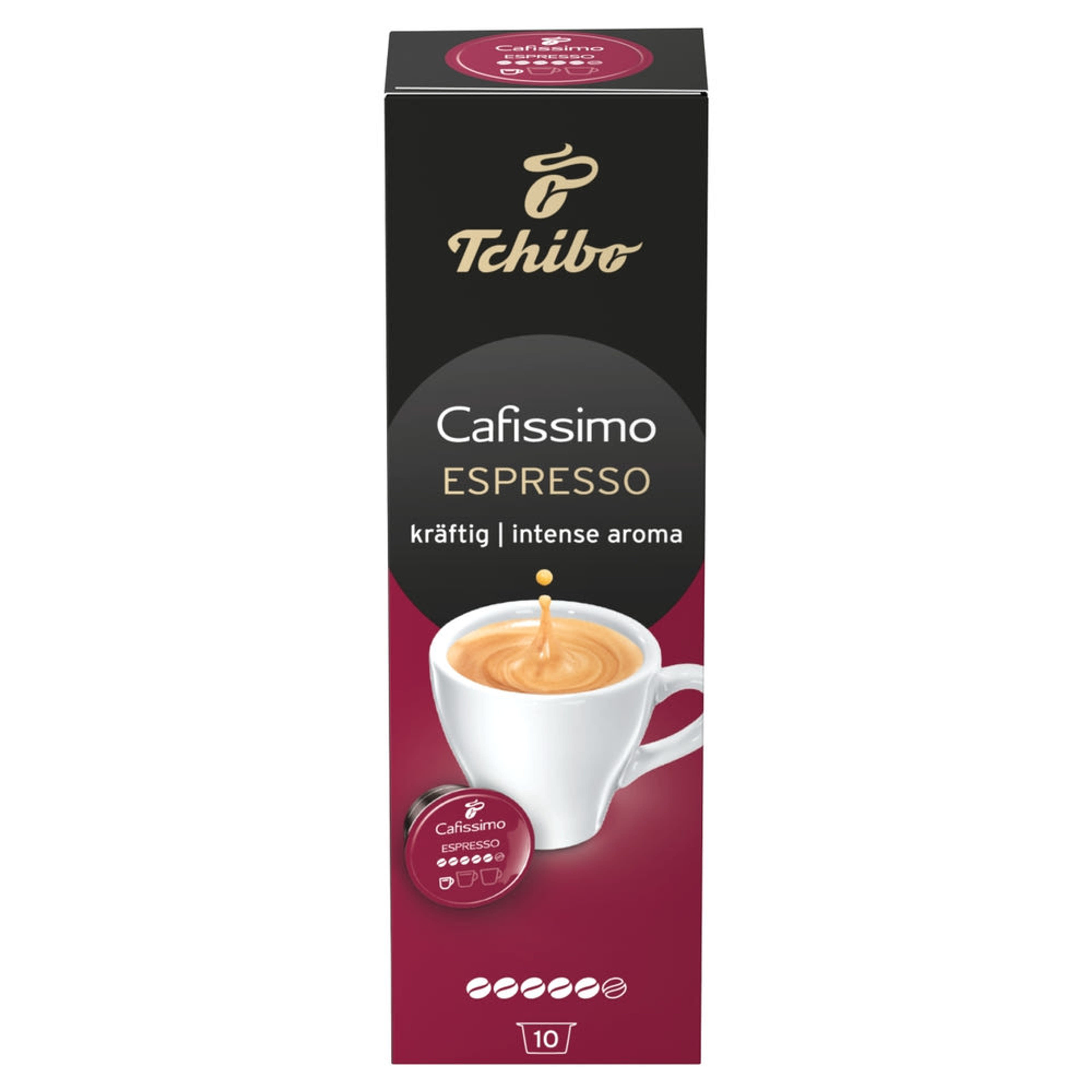 Tchibo Espresso Intense Aroma Cafissimo kávékapszula - 10 db