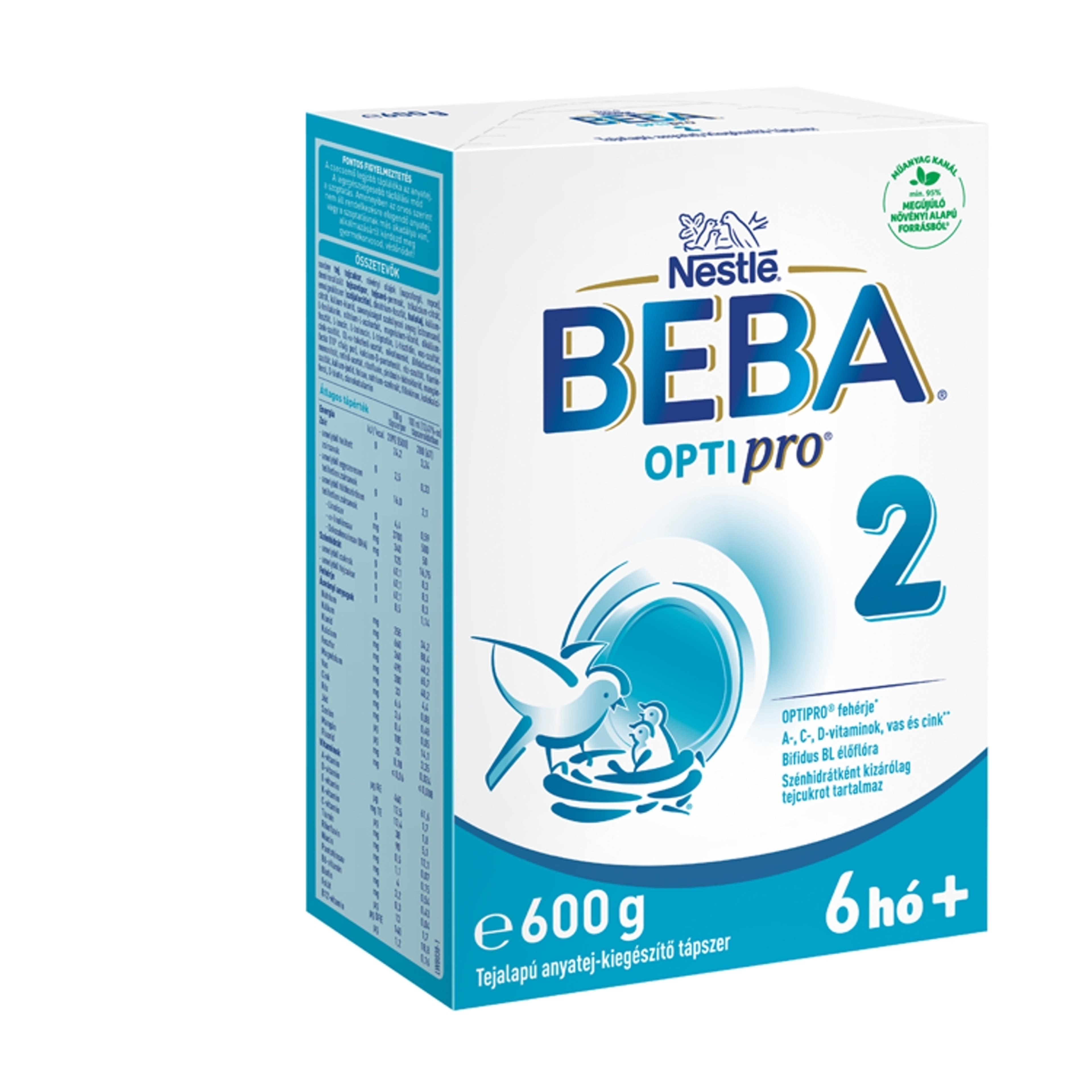 Beba Optipro 2 tejalapú anyatej-kiegészítő tápszer 6 hónapos kortól - 600 g-3