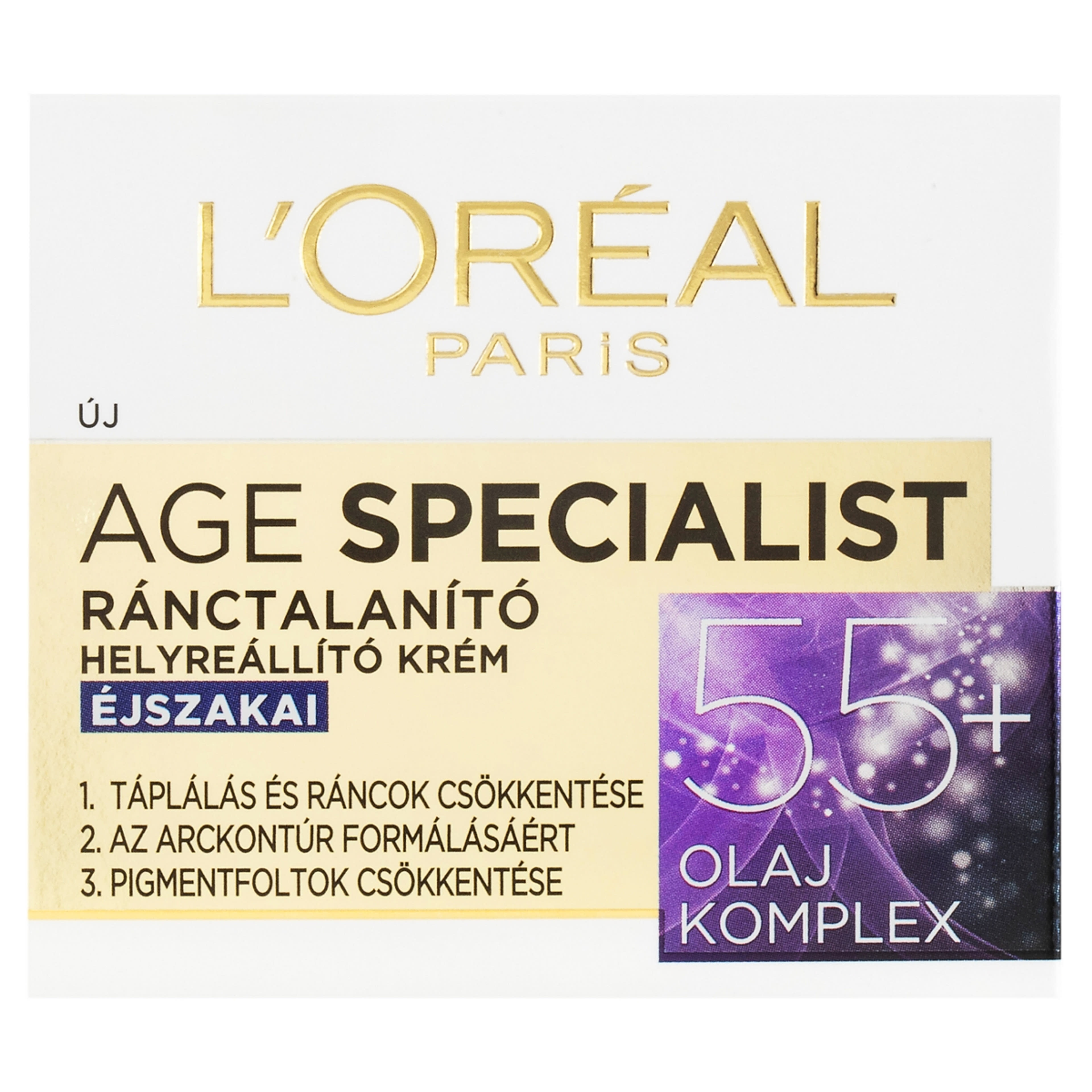 L'Oréal Paris Age Specialist hidratáló éjszakai krém 55+ - 50 ml