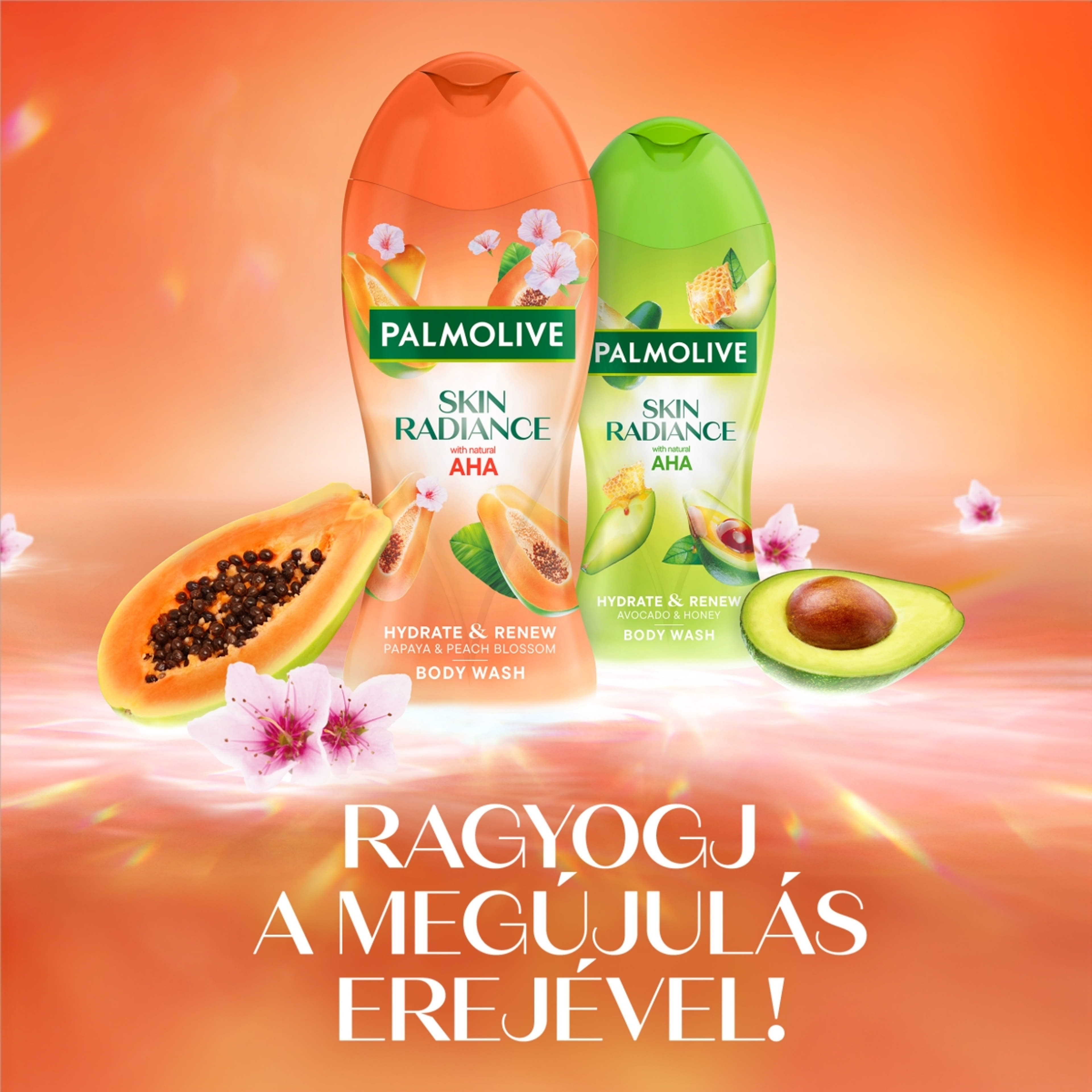 Palmolive Skin Radiance Avocado & Honey AHA savas tusfürdő - 500 ml-3