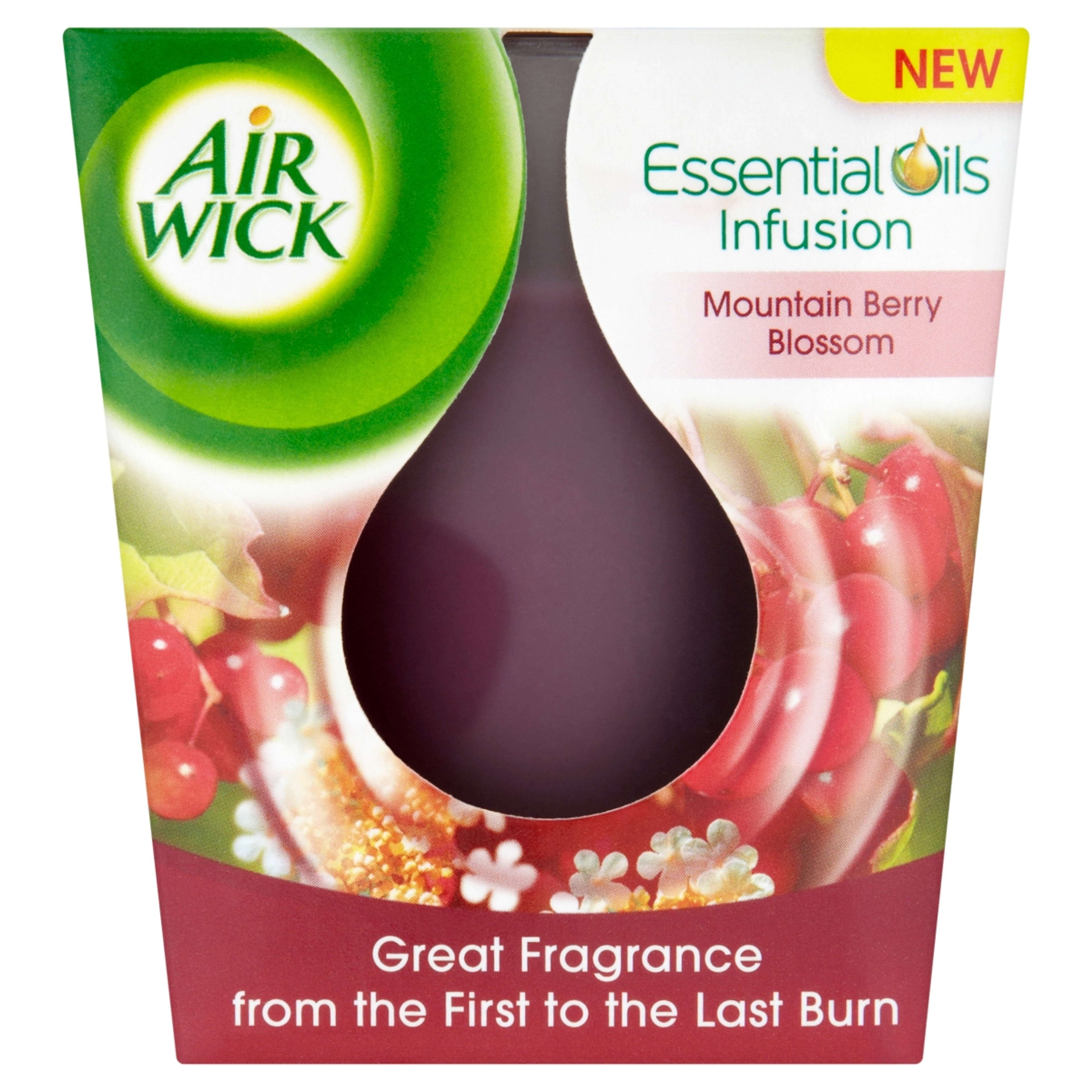 Air Wick Essential Oils Infusion Erdei Gyümölcs Virág illatgyertya - 105 g