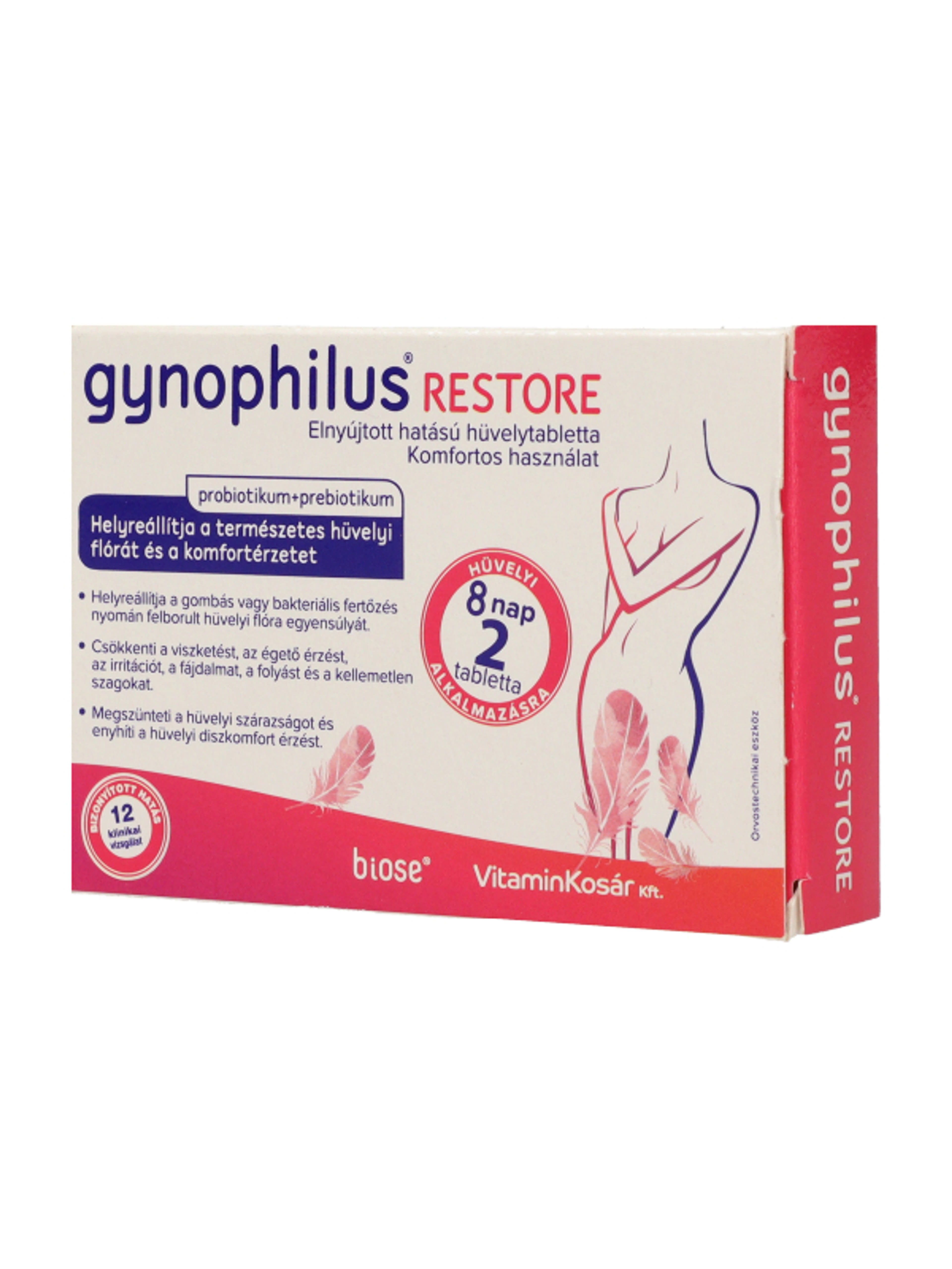 Gynophilus Restore hüvelytabletta - 2 db-3