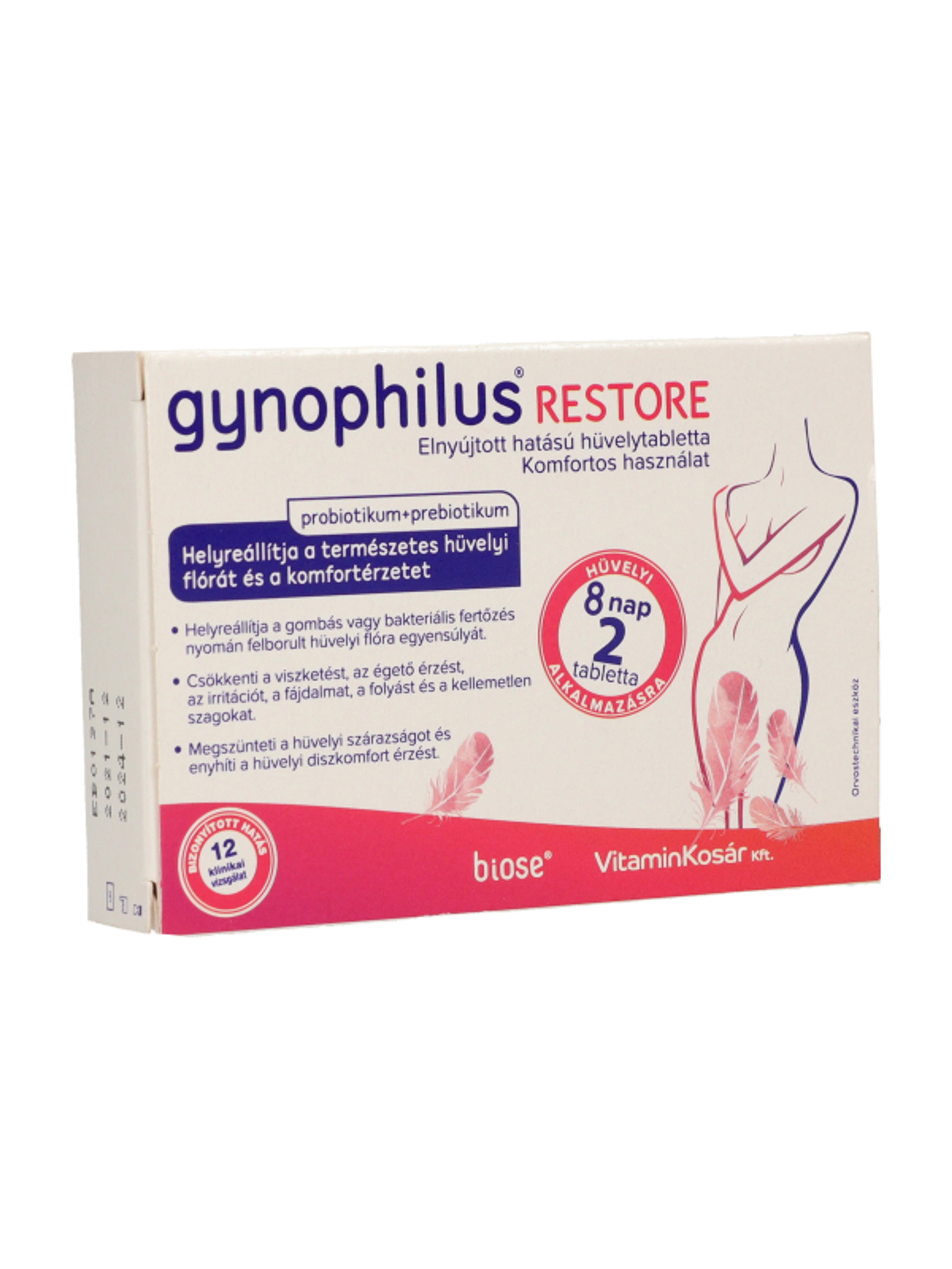 Gynophilus Restore hüvelytabletta - 2 db-5