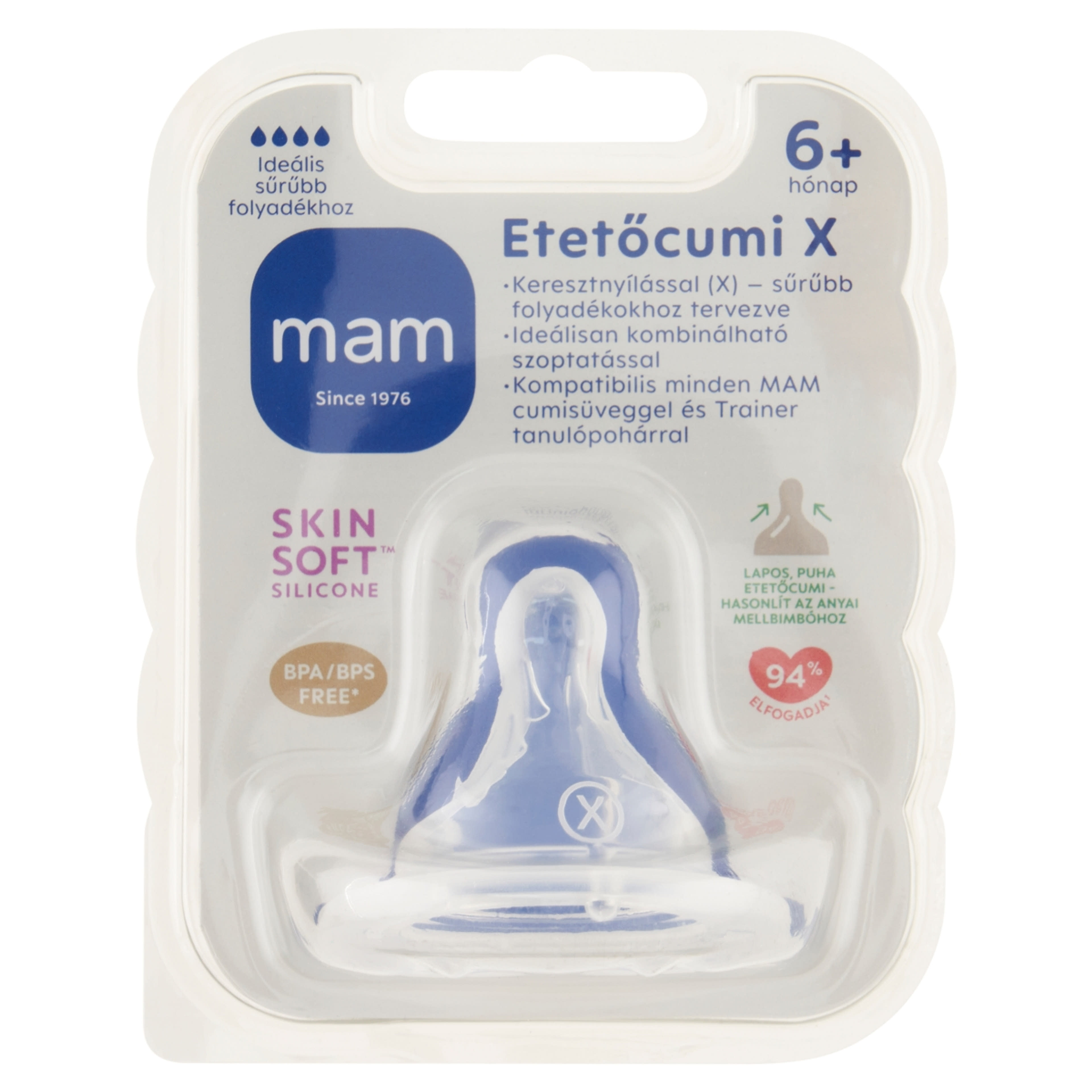 Mam  Etetőcumi 6 Hónapos Kortól - 1 db-1