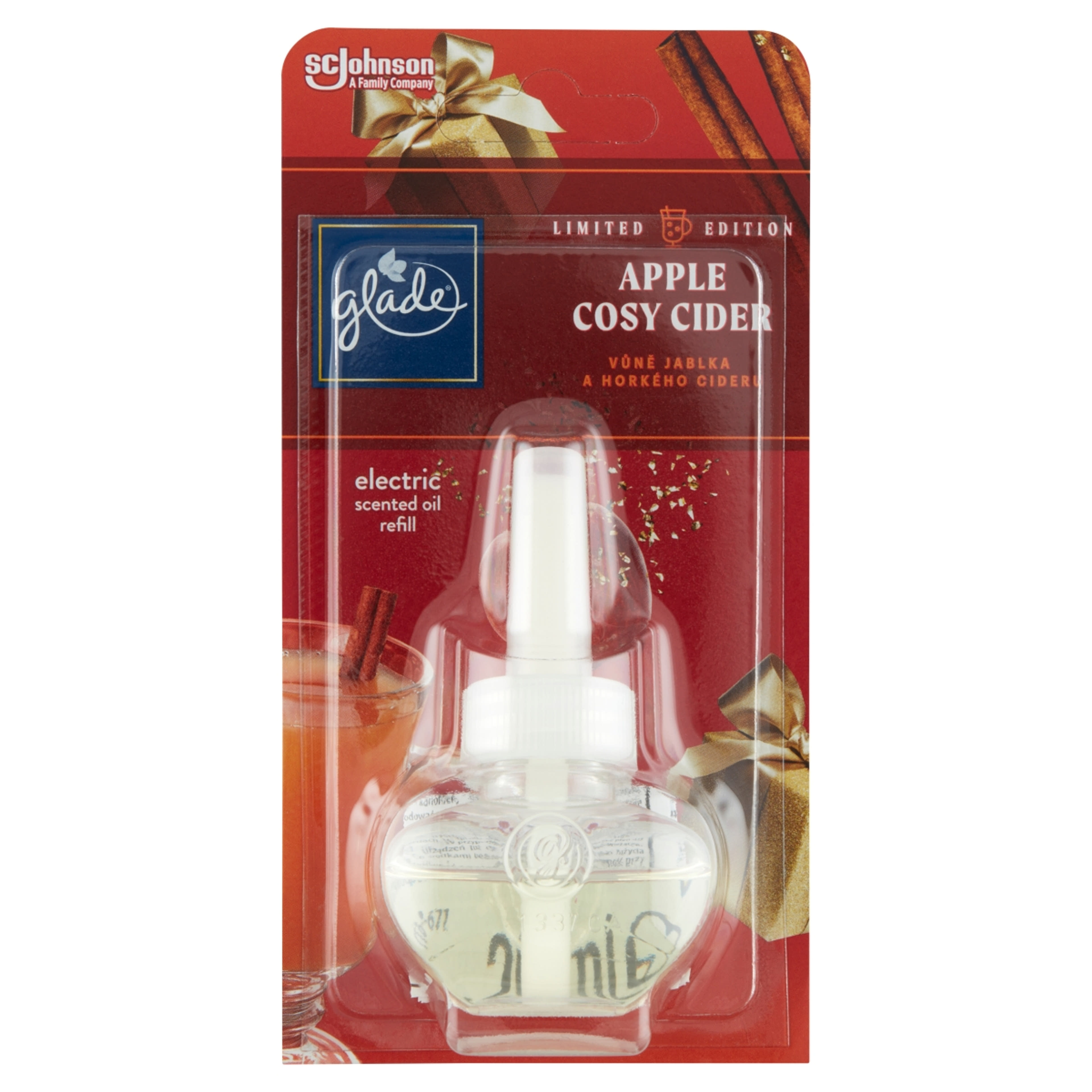 Glade elektromos légfrissítő utántöltő, Apple Cosy Cider - 20 ml