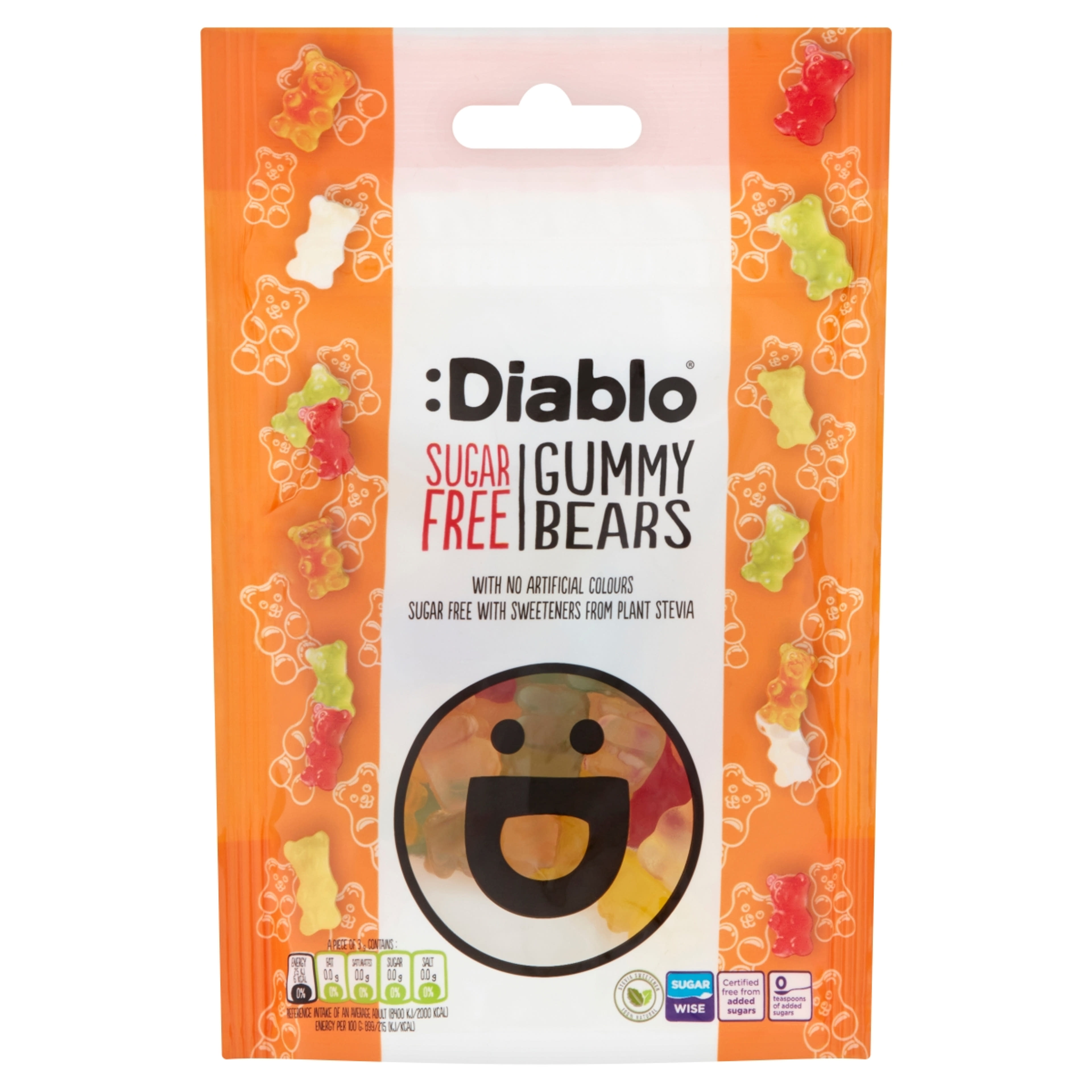 Diablo gumimaci hozzáadott cukor nélkül - 75 g-1