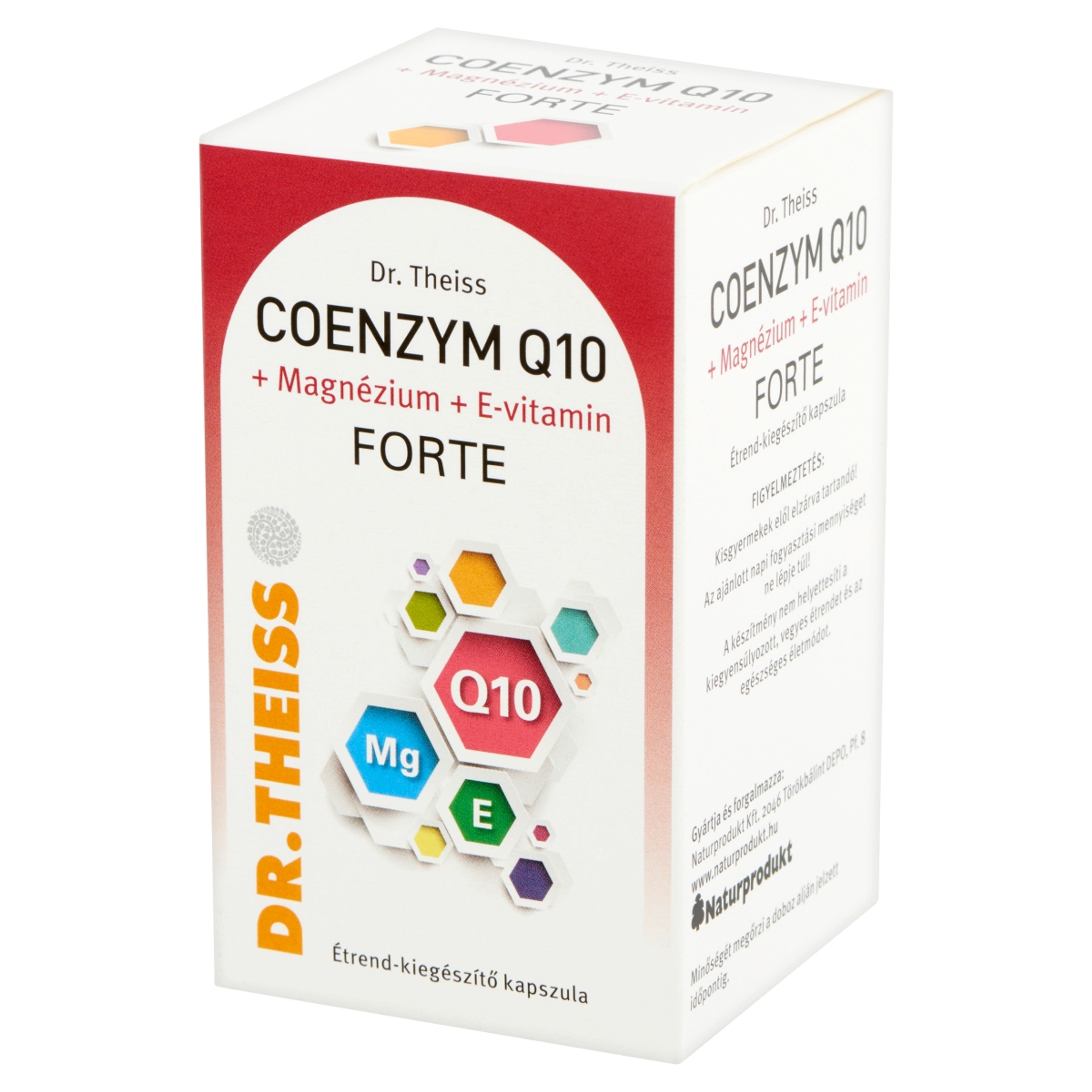 Dr.Theiss Coenzym Q10+Mg3E-Vitamin Étrend-Kiegészítő Kapszula - 60 db-3