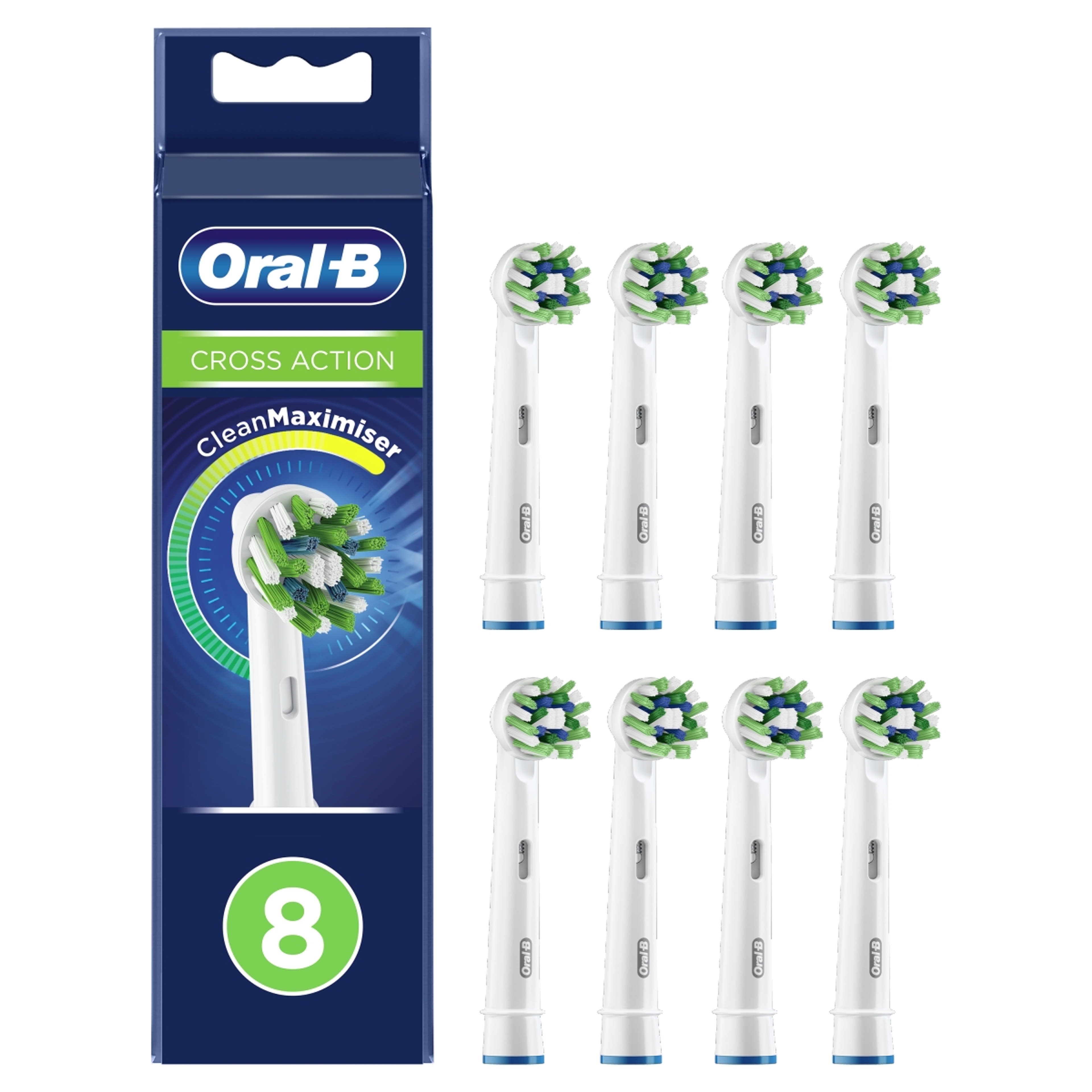 Oral-B Cross Action elektromos fogkefe pótfej - 8 db-7