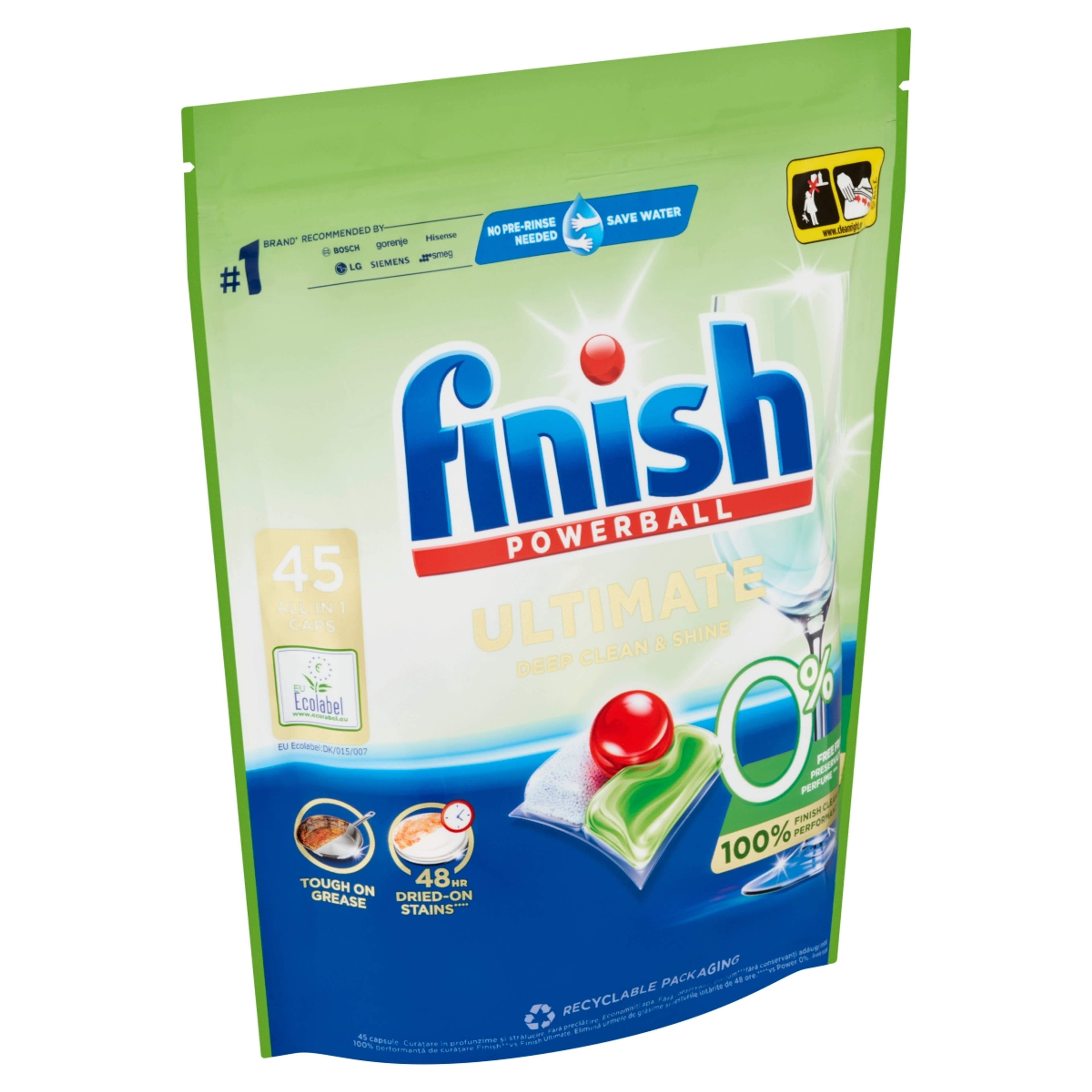 Finish Ultimate All In One 0% mosogatótabletta - 45 db-2