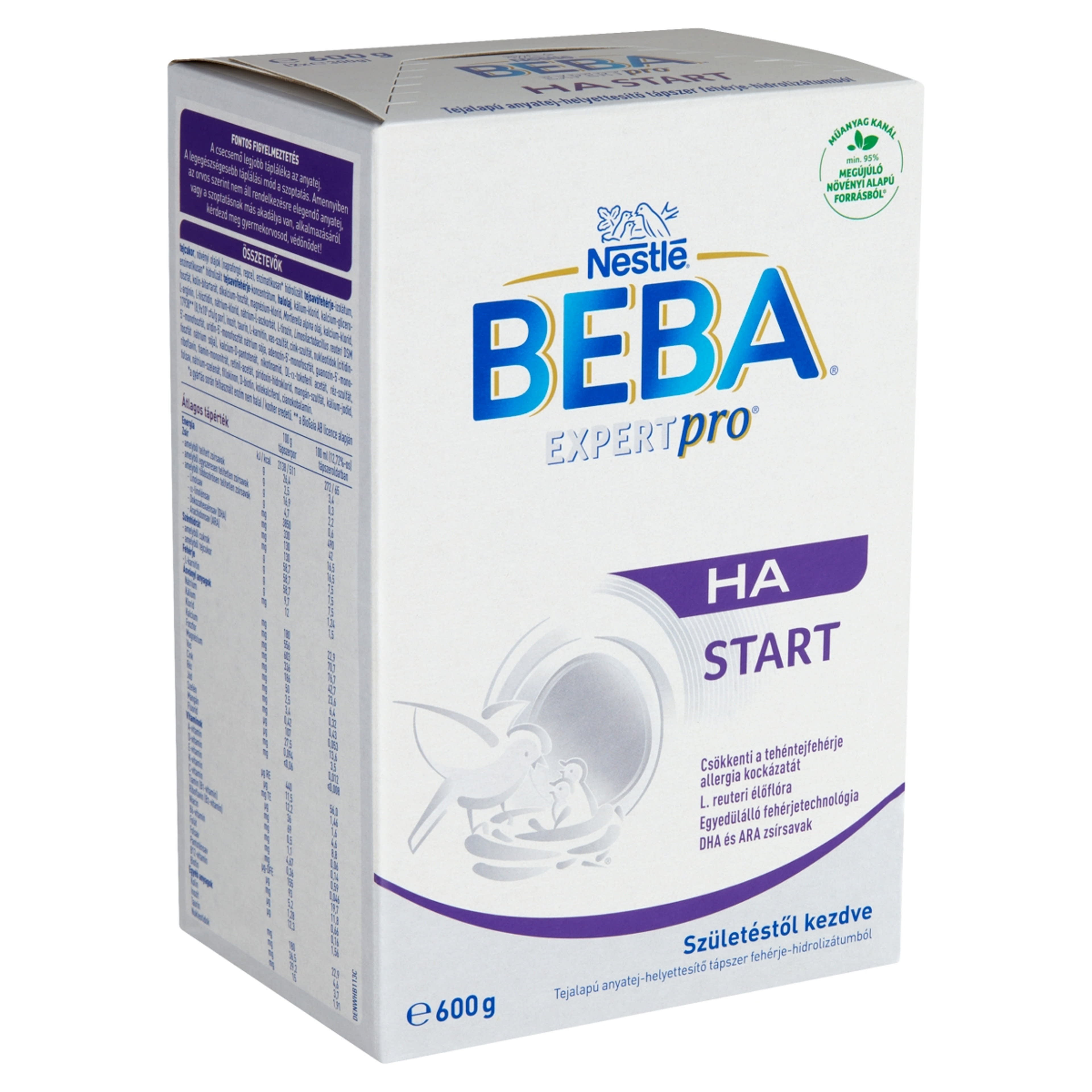 Beba Expertpro HA Start Tápszer Újszülött Kortól - 600 g-2