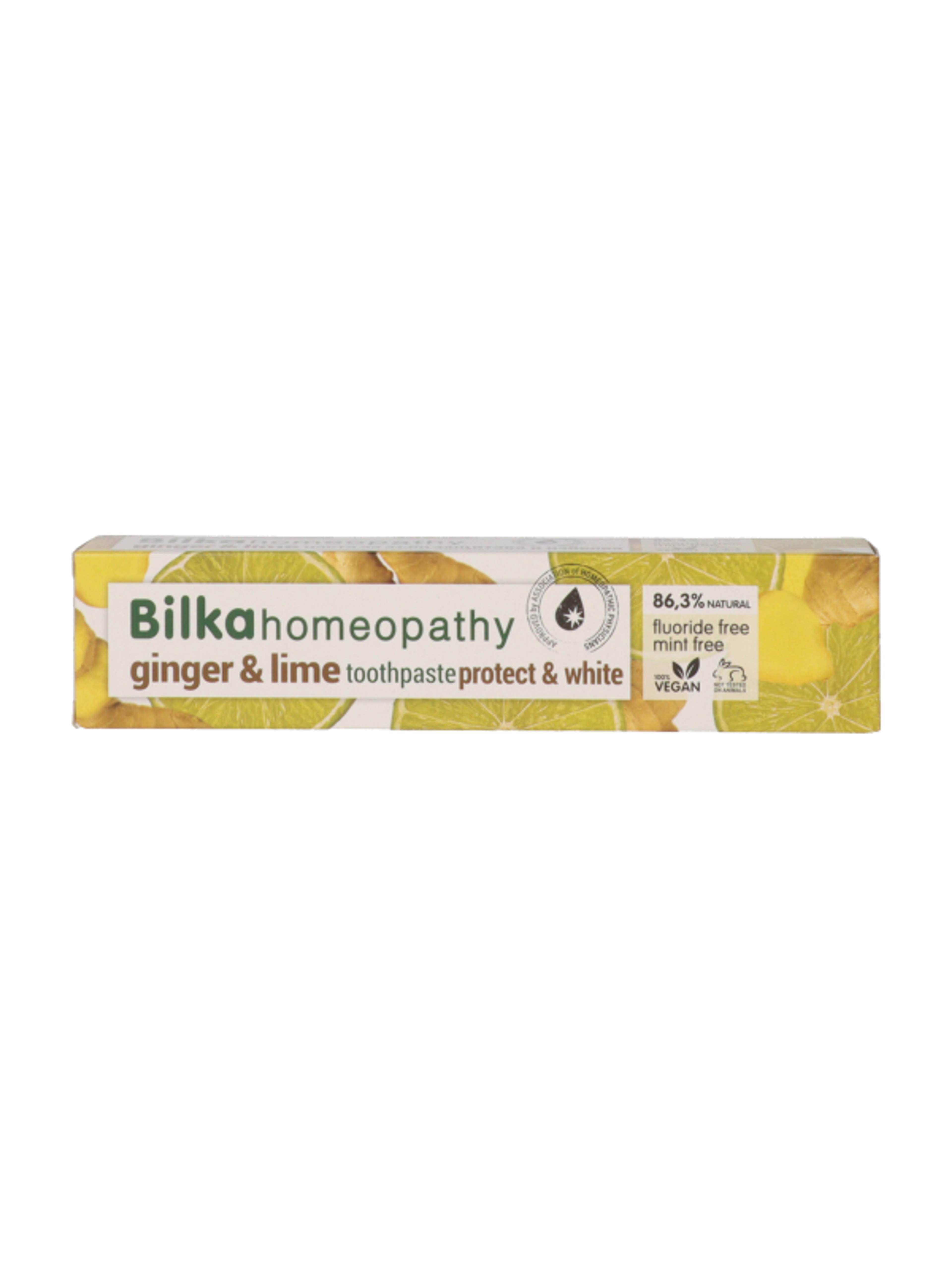 Bilka Homeopathy fogkrém gyömbér és lime - 75 ml-1