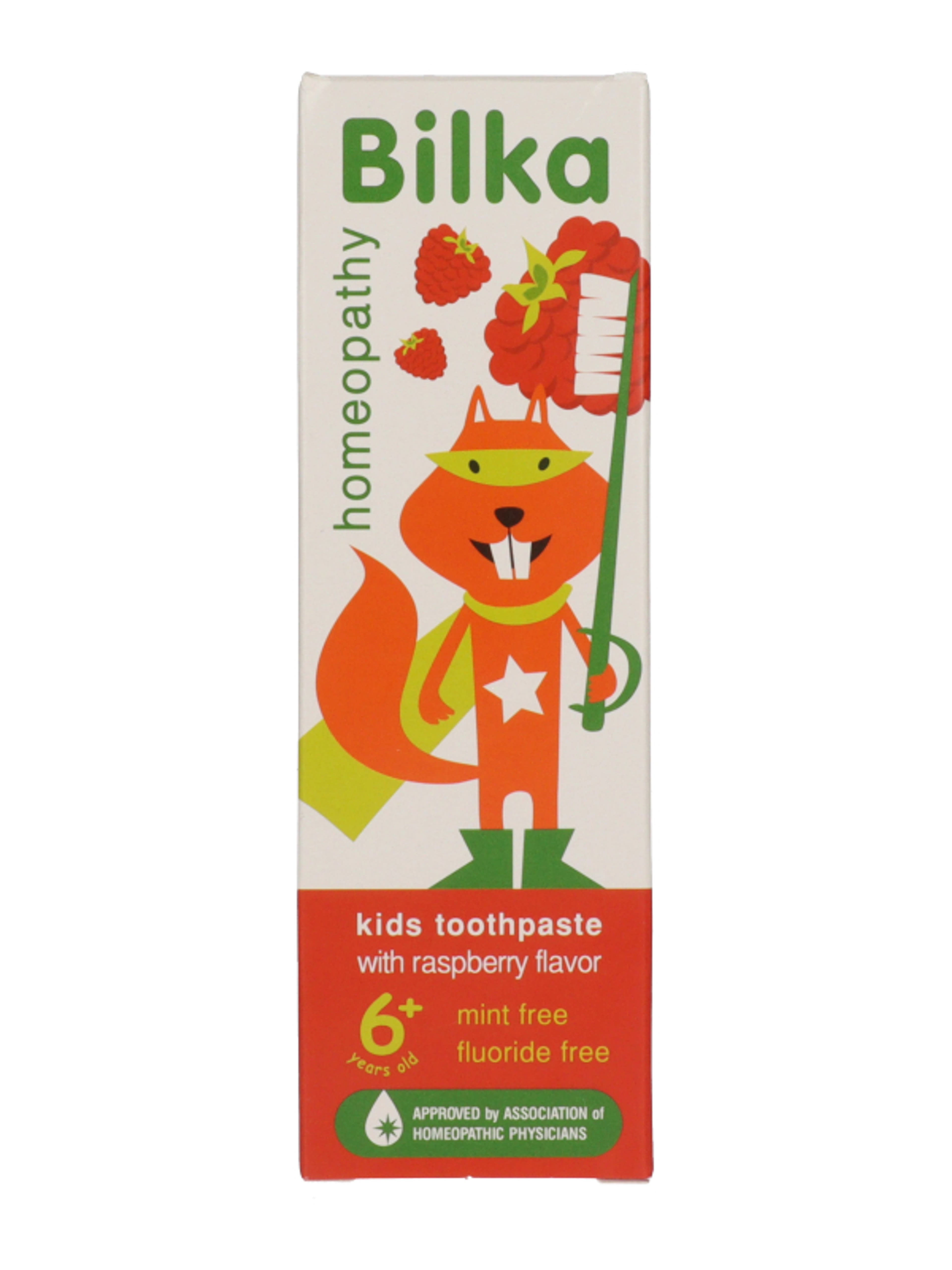 BilkaDent Homeopátiás Málna, 6 éves kortól, gyermek fogkrém - 75 ml-2