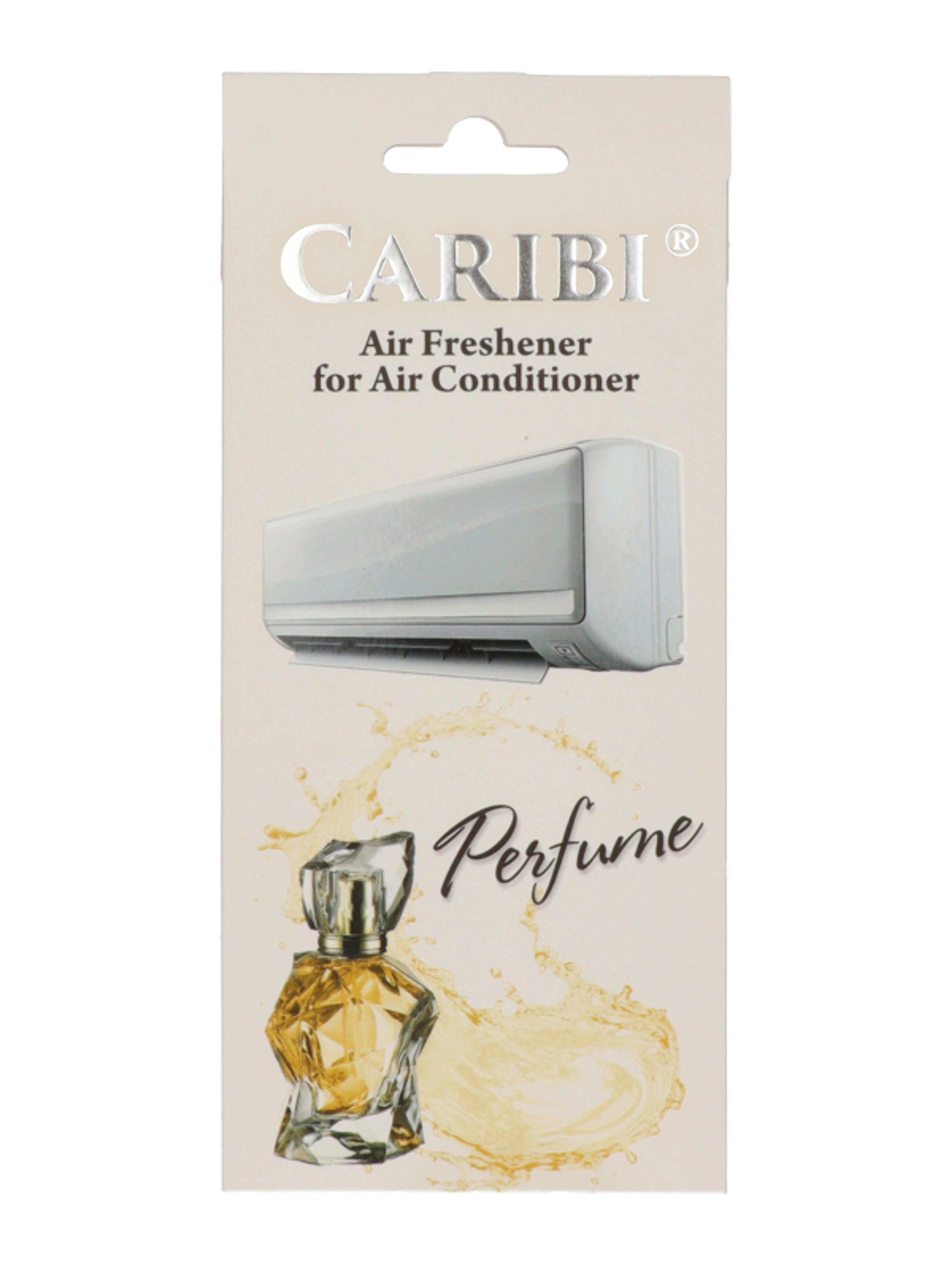 Caribi légkondicionáló és autós illatosító lap /Parfum - 1 db