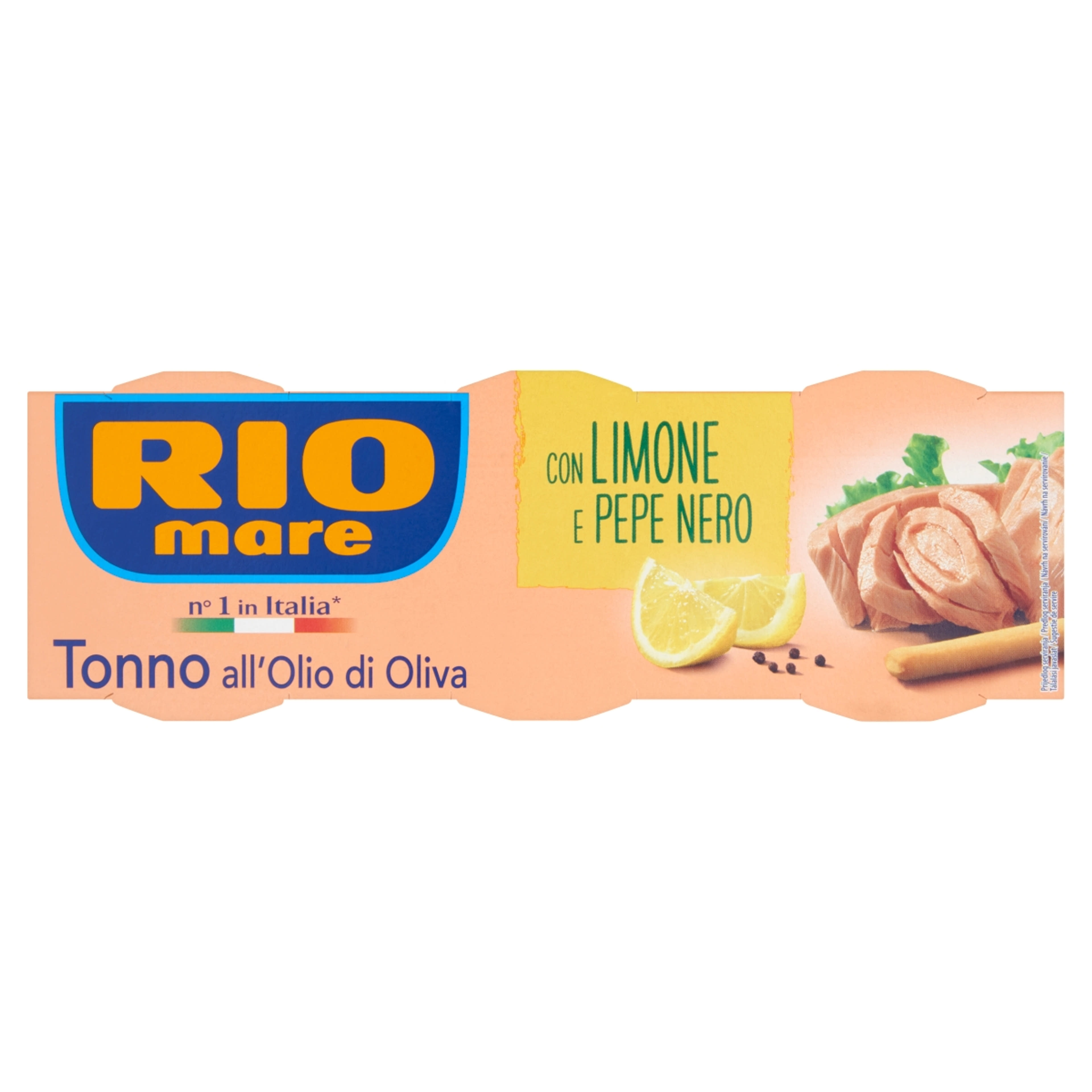 Rio Mare tonhal, olivaolajban citrommal és borssal - 240 g