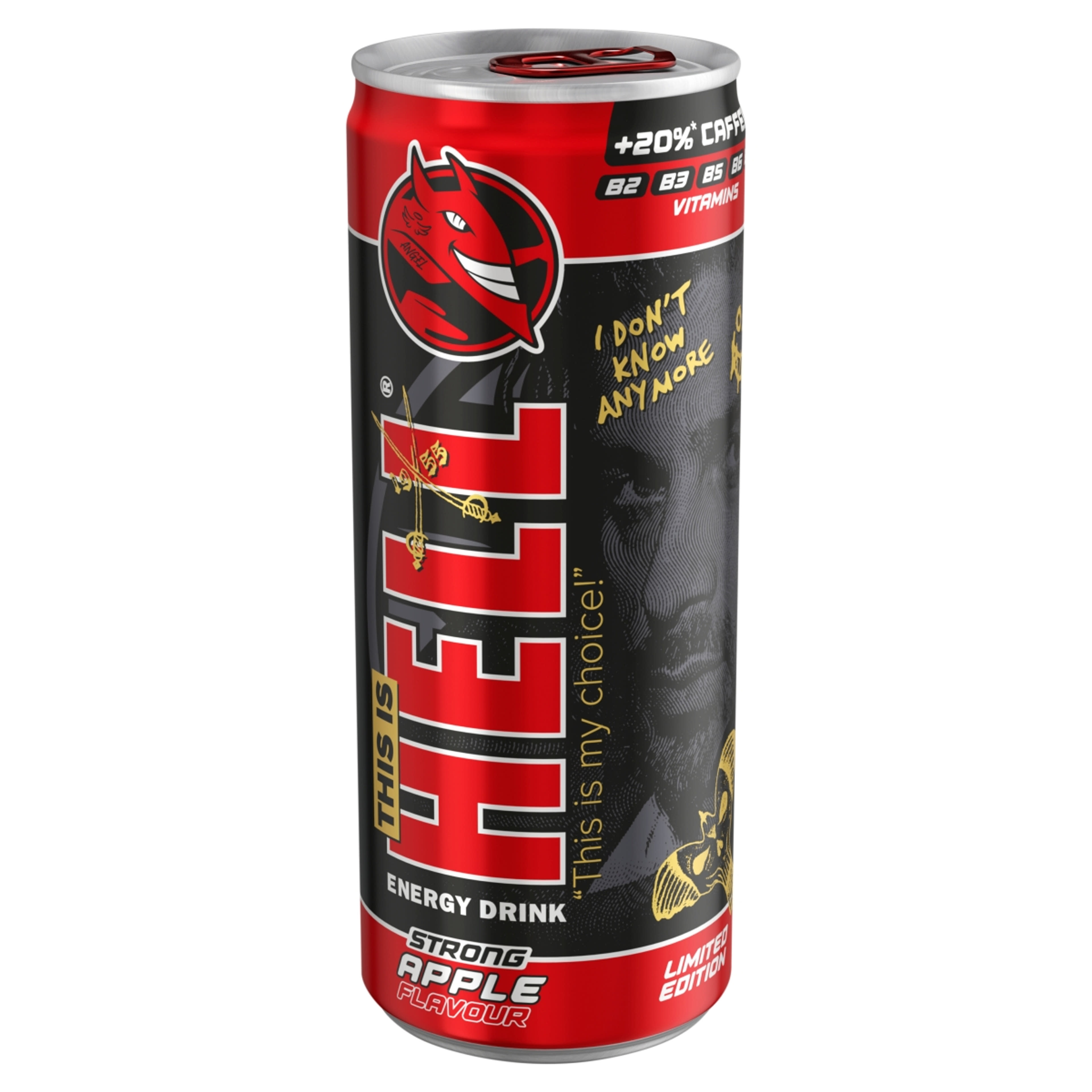 Hell Energy Strong Apple koffeintartalmú szénsavas ital - 250 ml