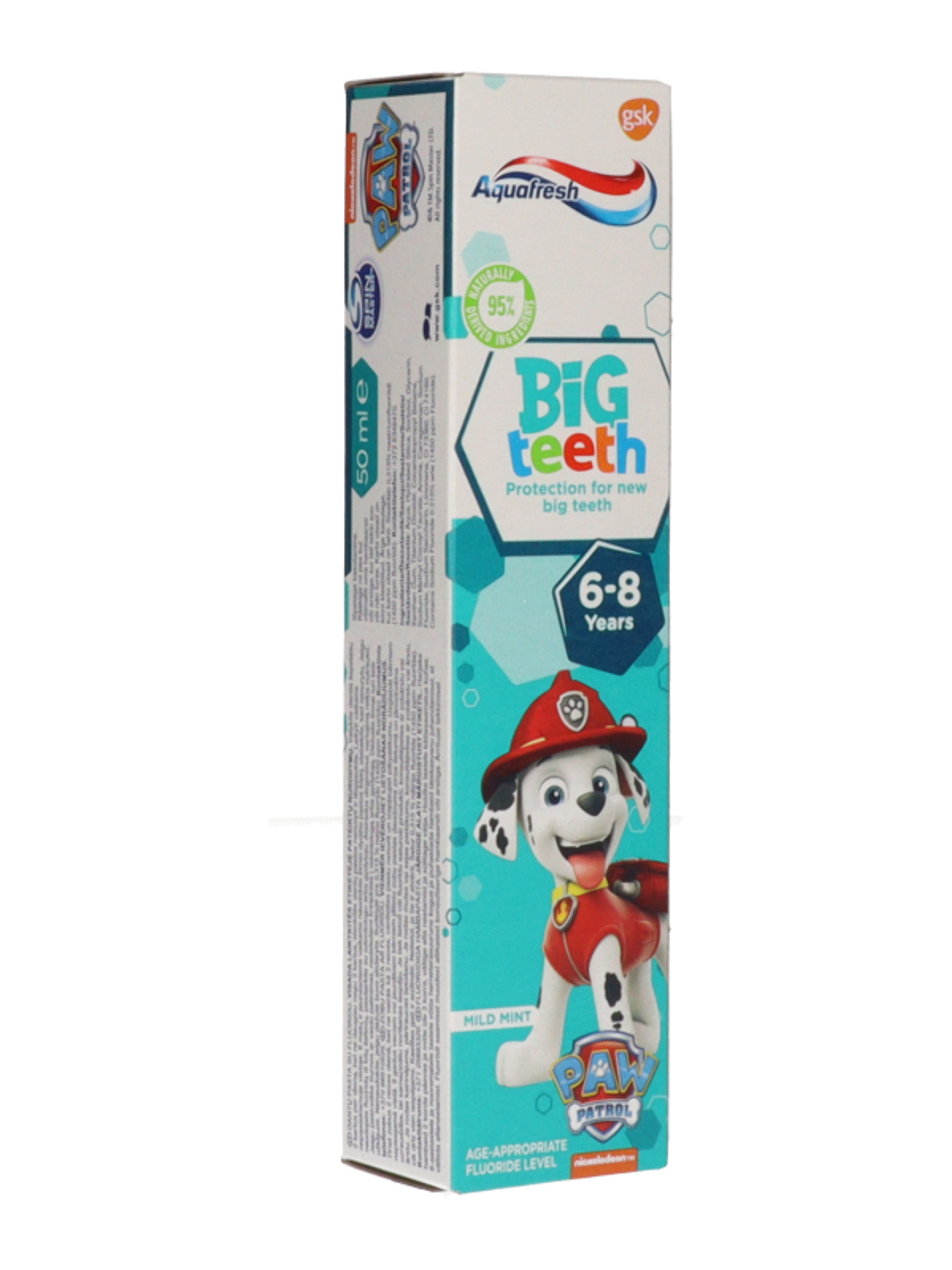 Aquafresh Big Teeth Gyerekeknek fogkrém - 50 ml-3