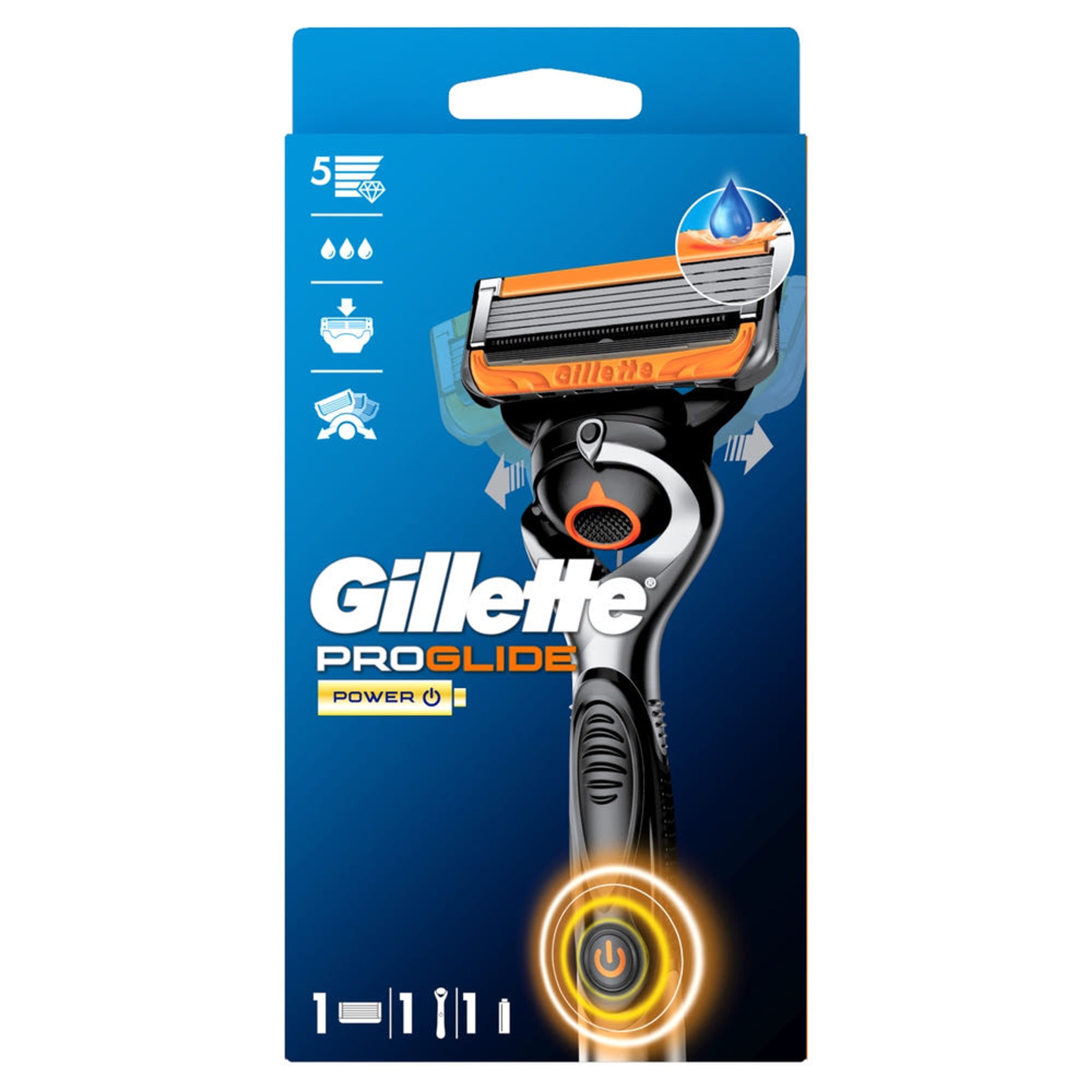 Gillette Fusion ProGlide Power Flexball elemes borotvakészülék - 1 db