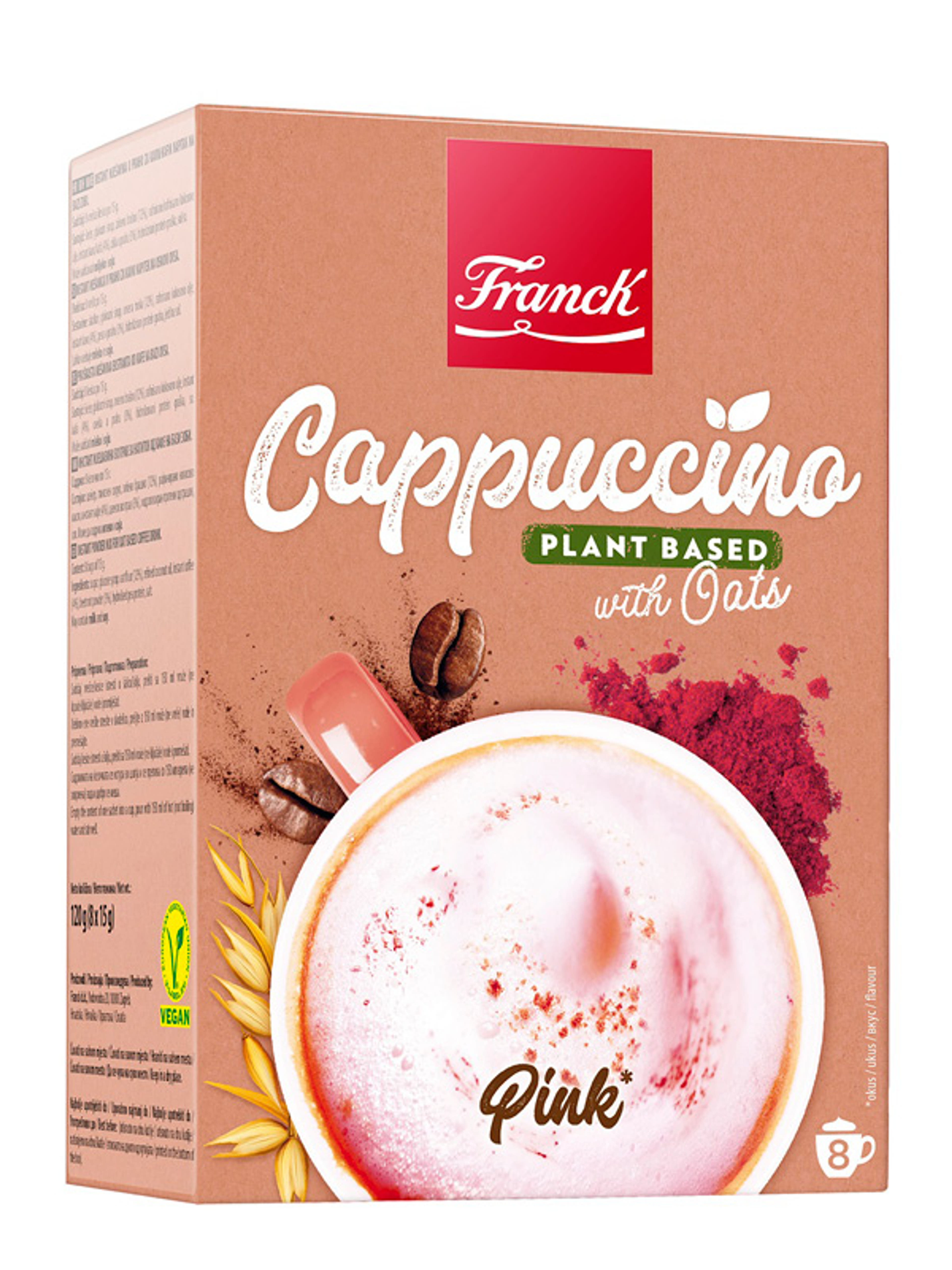 Franck cappuccino por vegán pink - 120 g