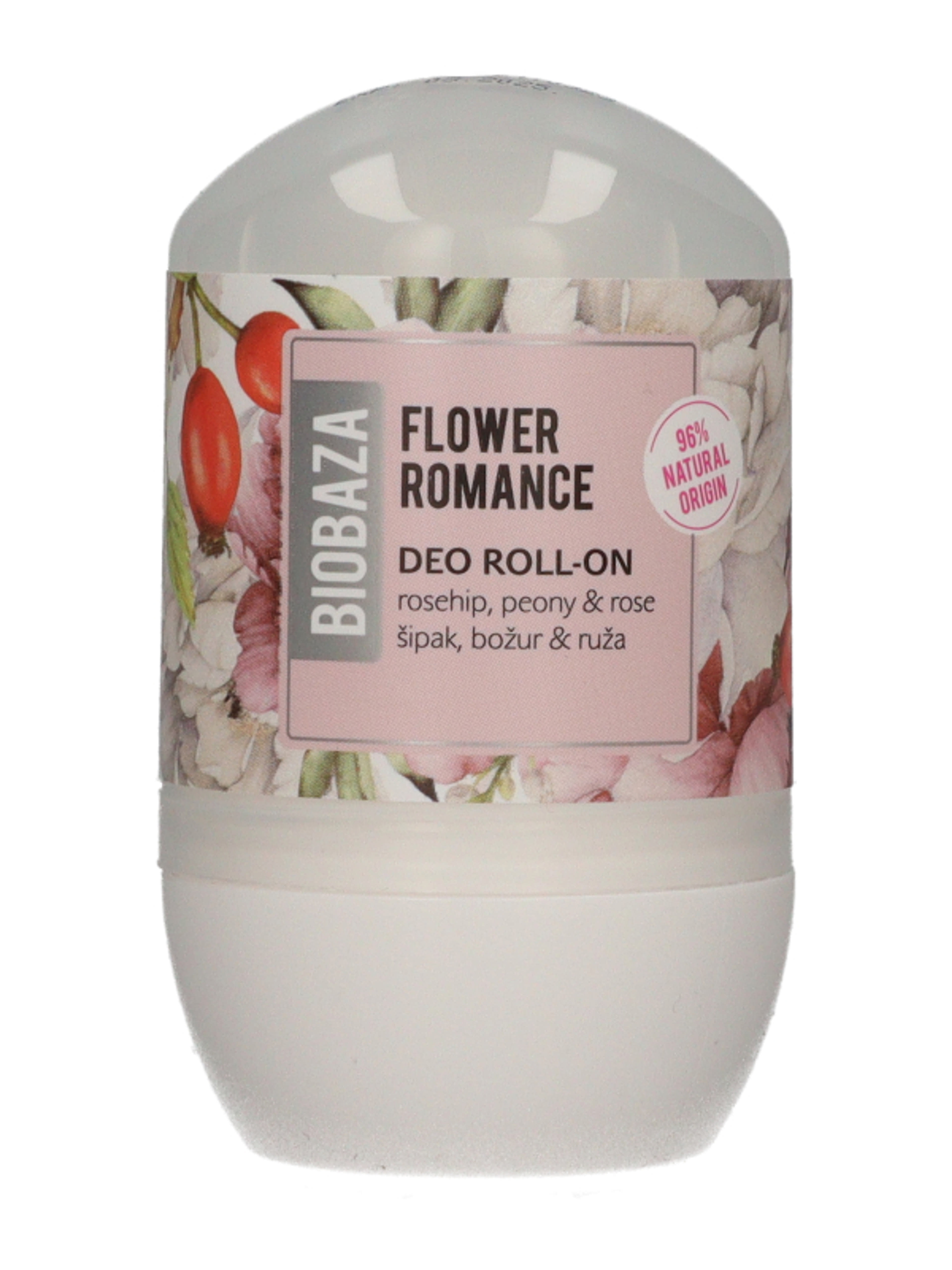 Biobaza Flower Romance golyós dezodor - 50 ml