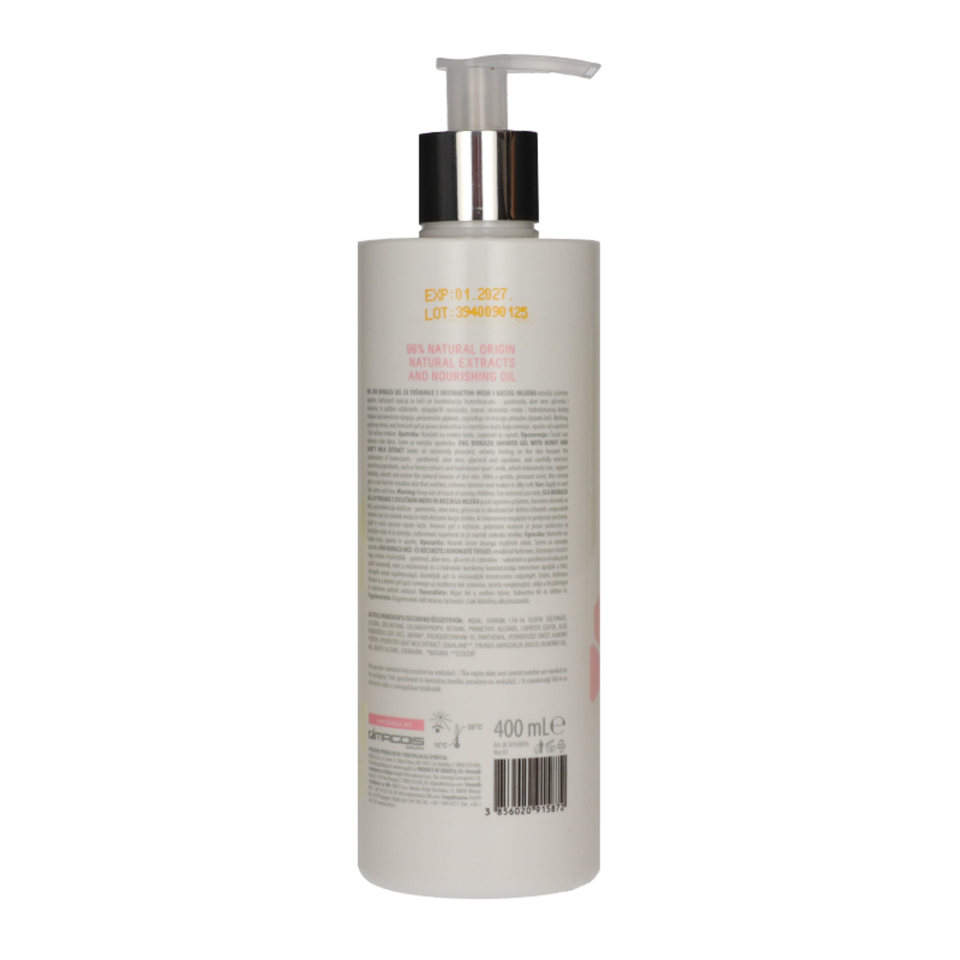 Biobaza Bees & Goats tusfürdő - 400 ml-3
