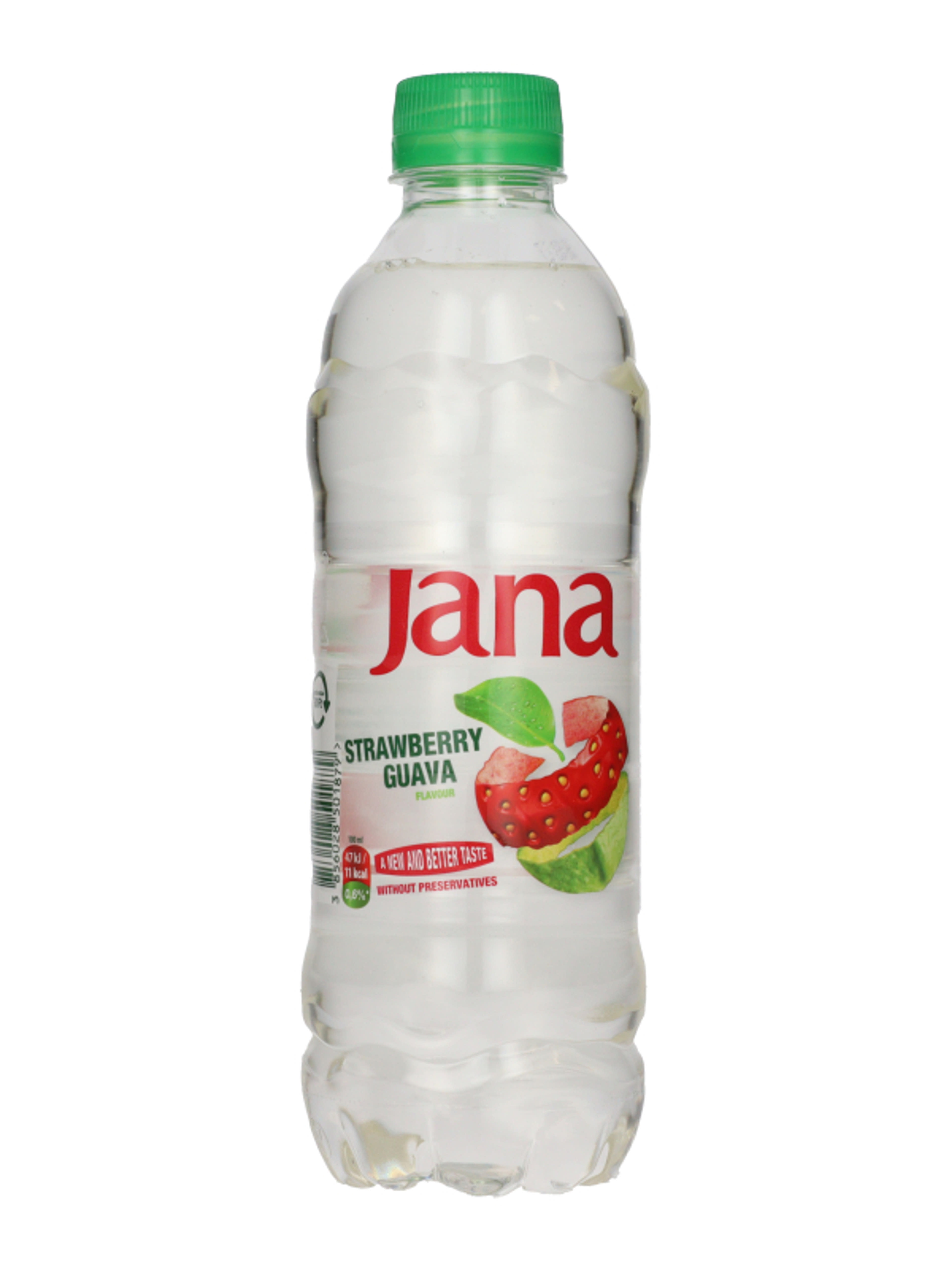 Jana ízesített szénsavmentes ásványvíz eper-guava - 500 ml-3
