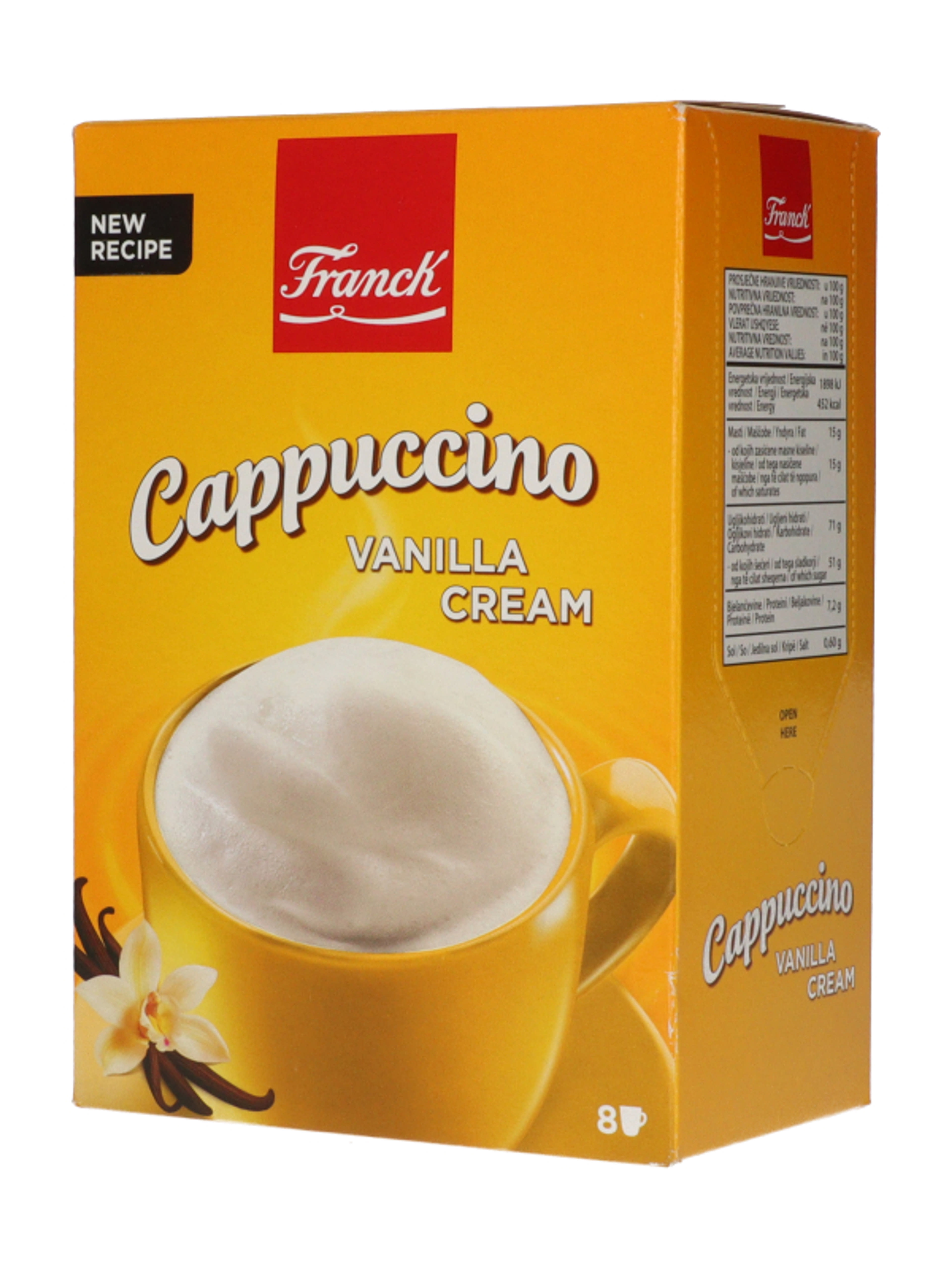 Frank cappuccino por vanília izű - 112 g-2