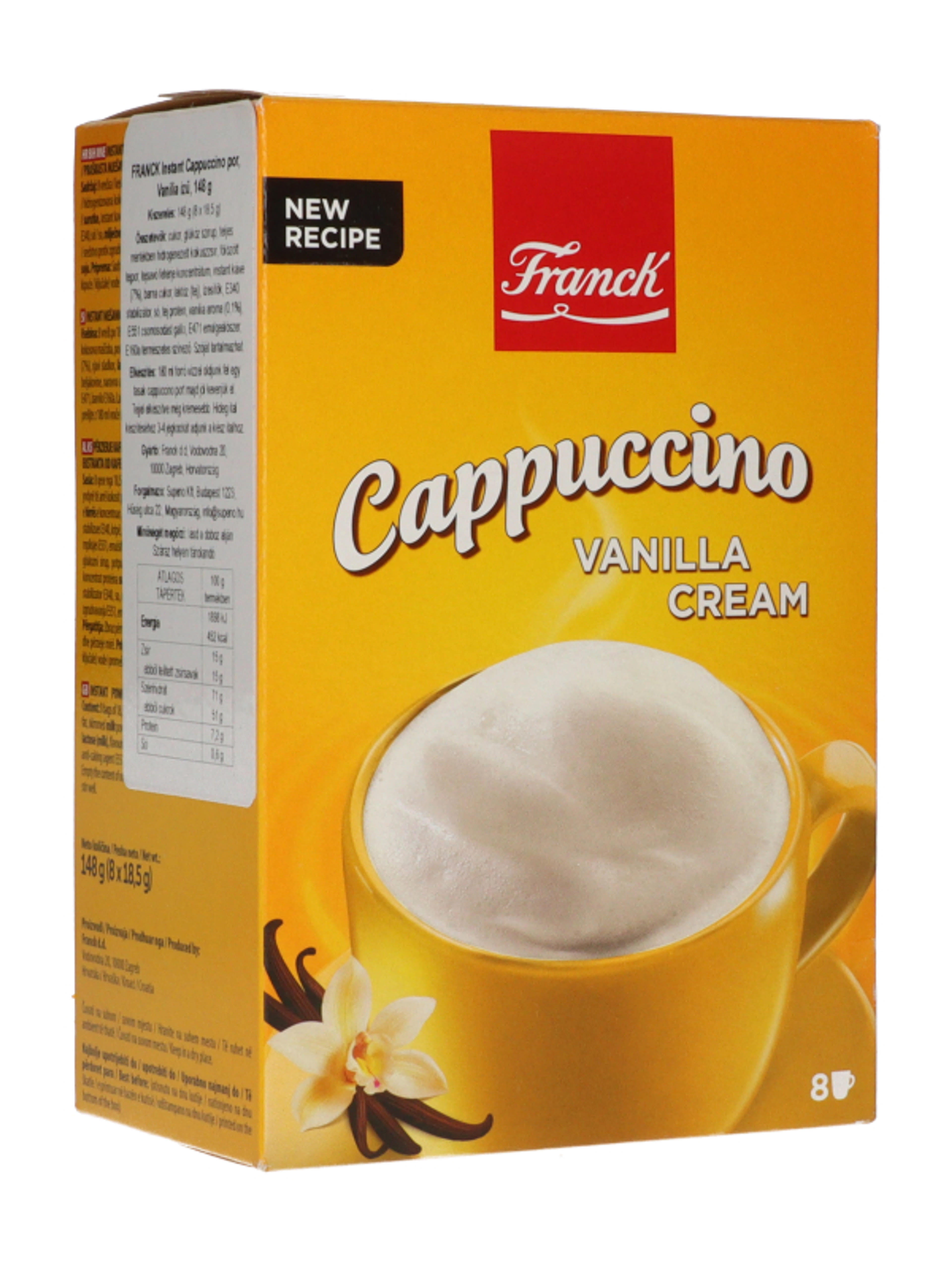 Frank cappuccino por vanília izű - 112 g-4