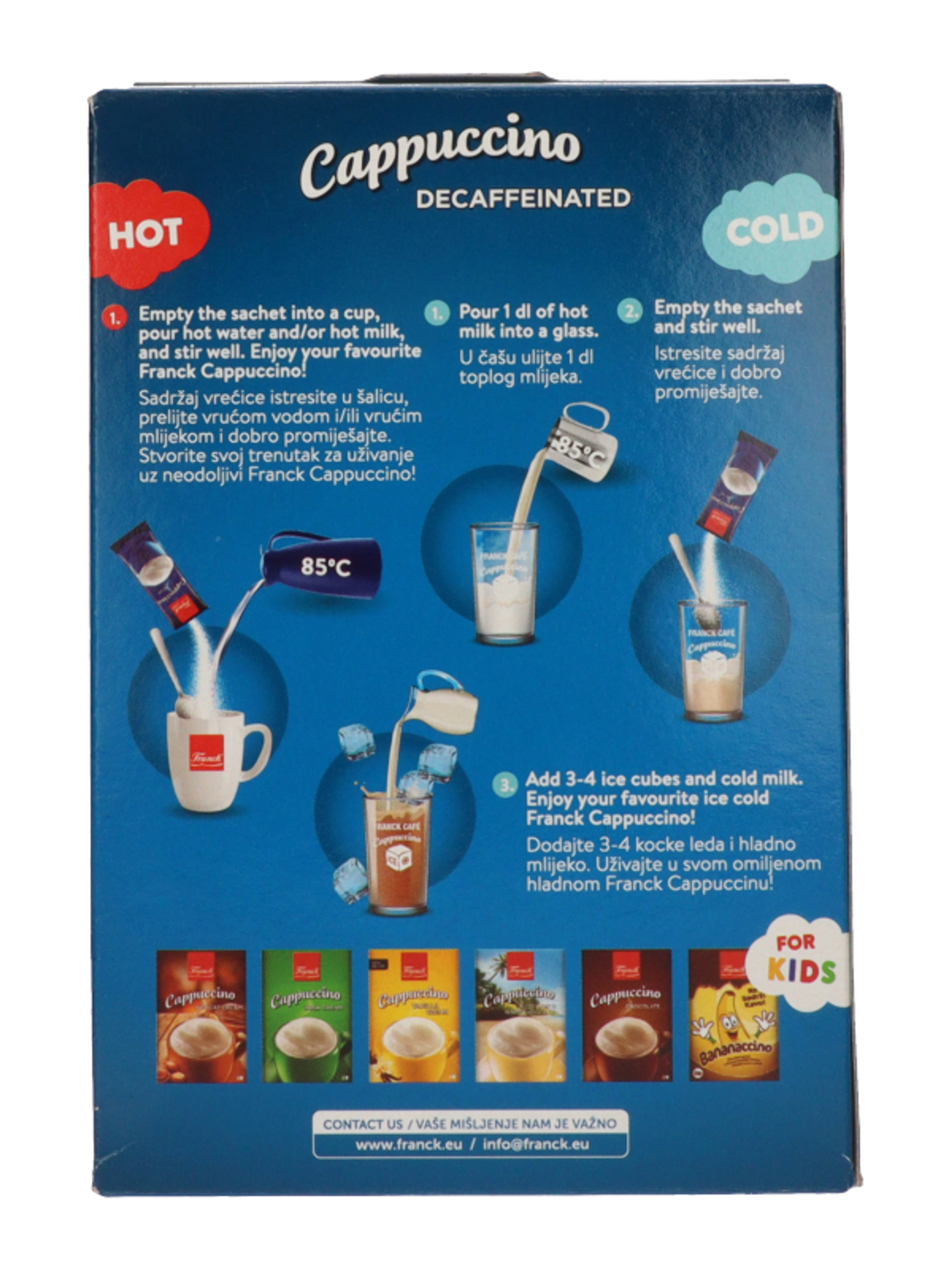 Franck koffeinmentes cappuccino por - 112 g-4