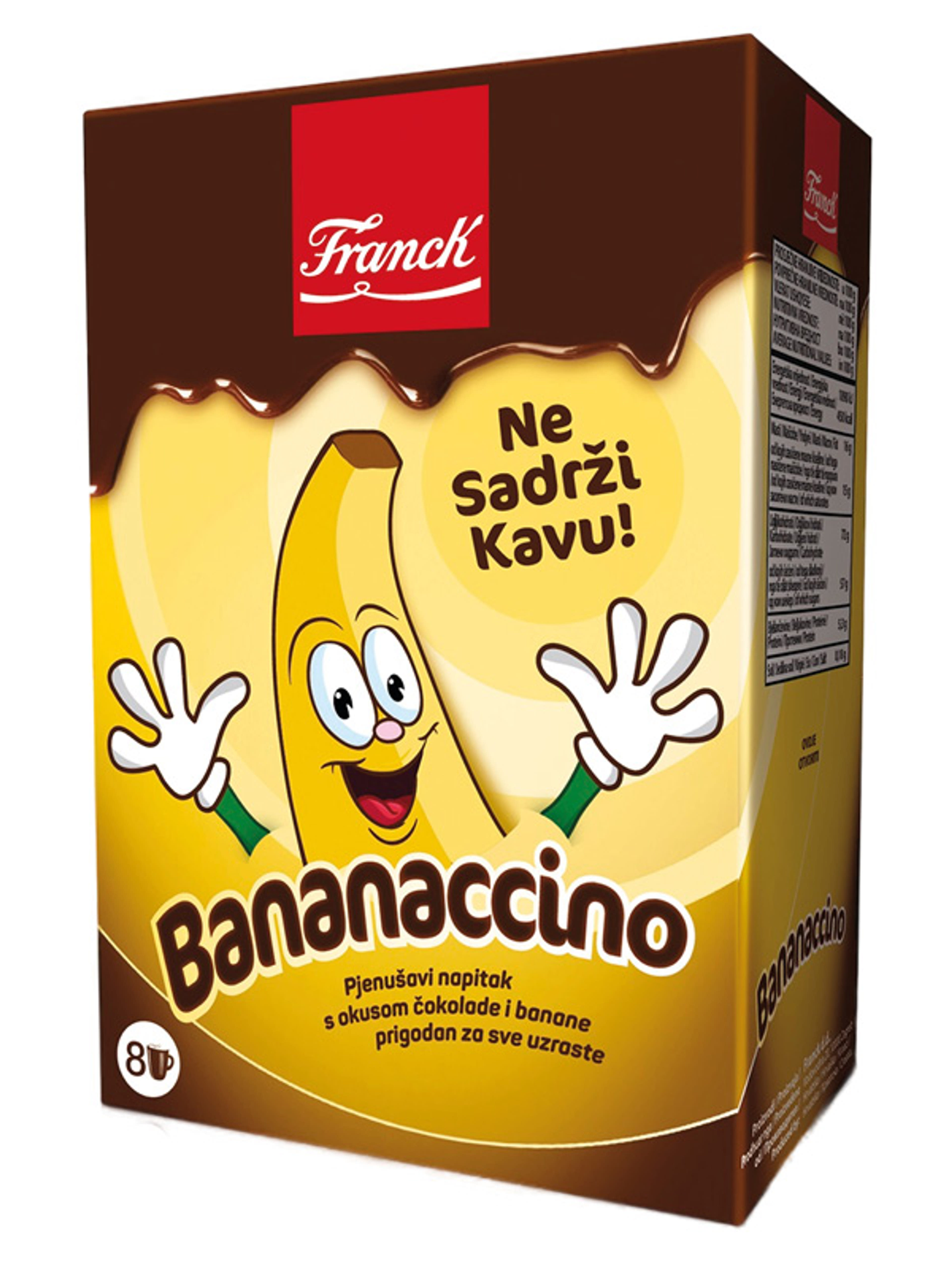 Franck cappuccino por csokoládé és banán ízű - 160 g-1