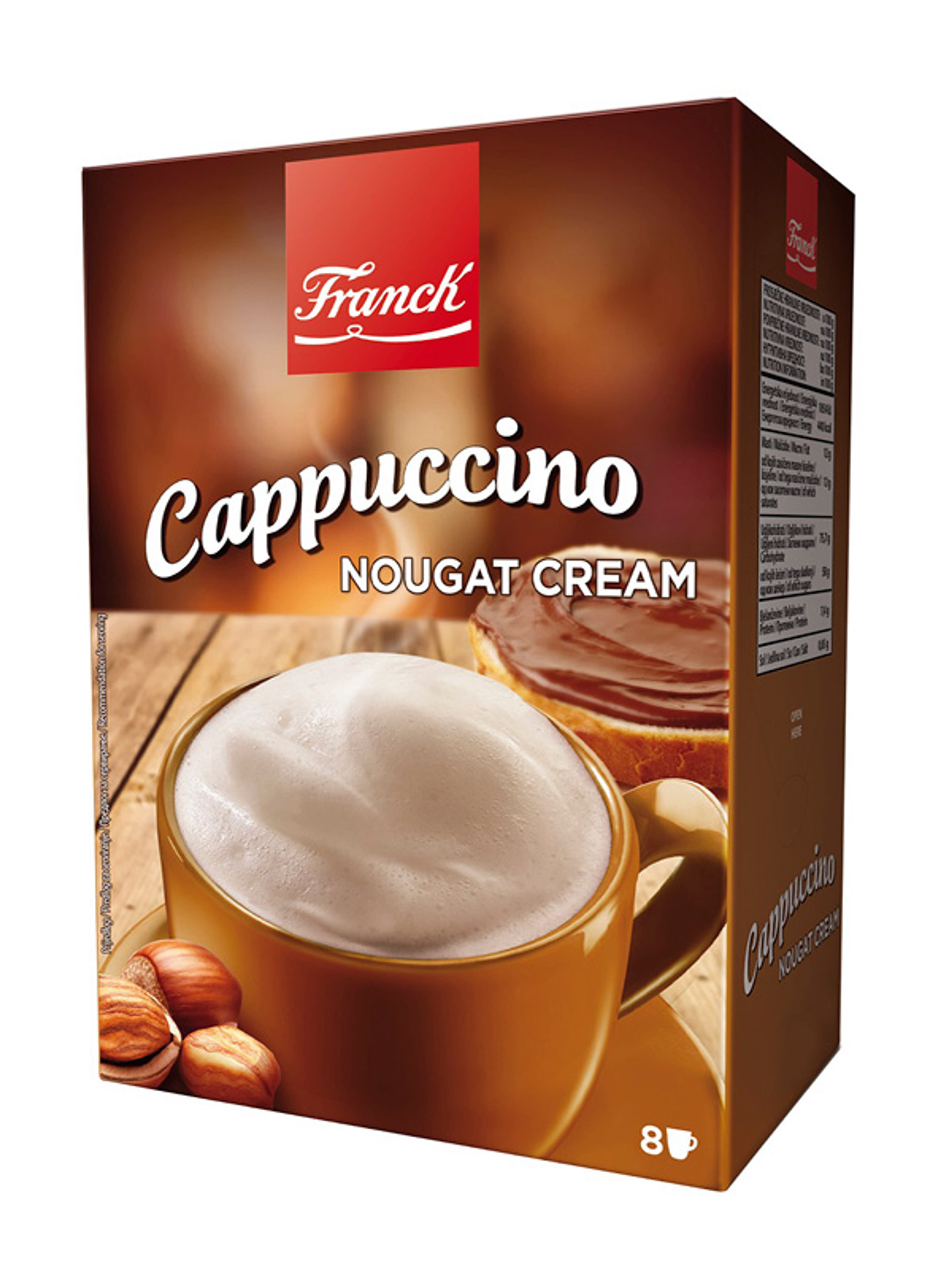 Franck cappuccino por mogyoró és csokoládé ízű - 148 g