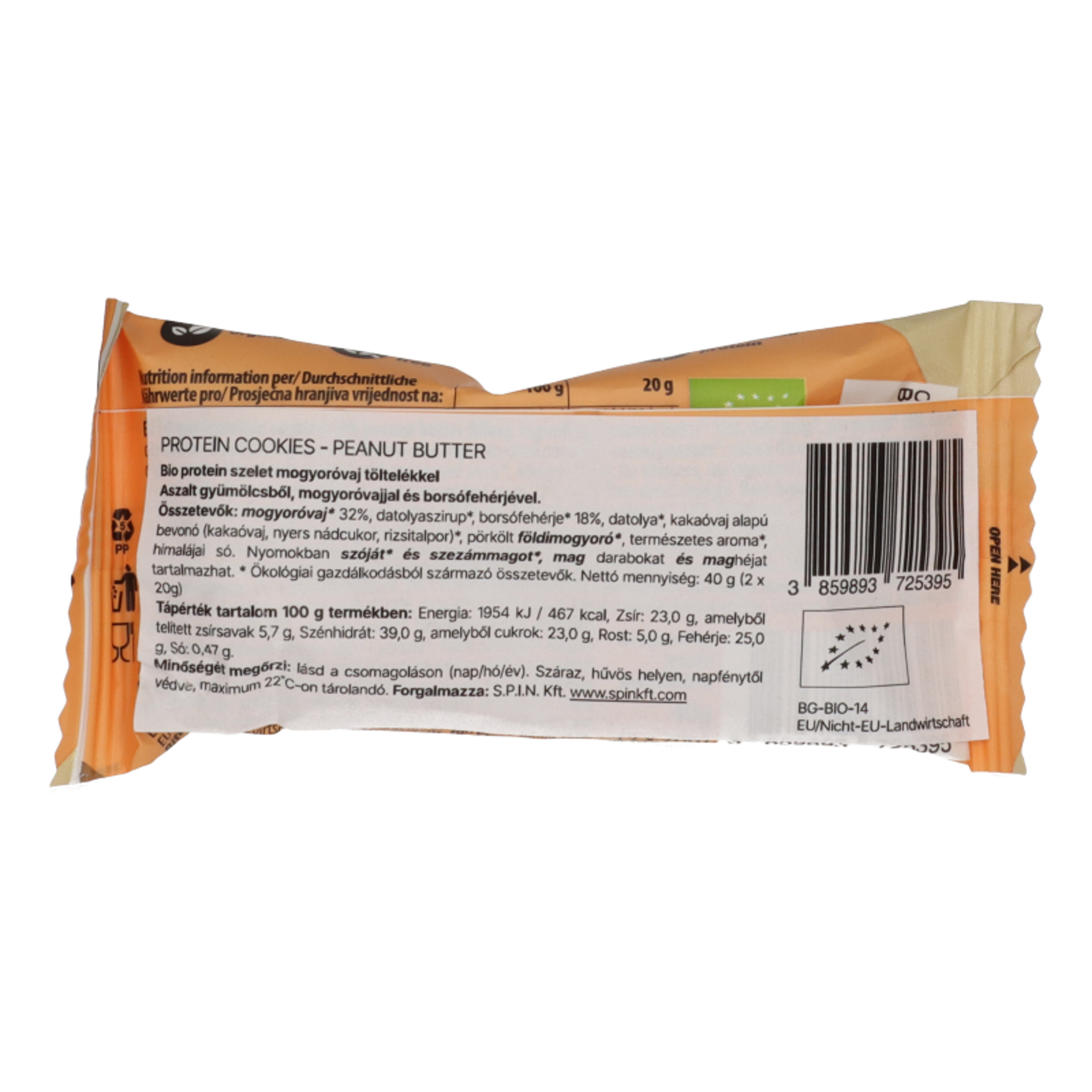 Bite Me Protein süti mogyoróvajjal és borsófehérjével - 40 g-2