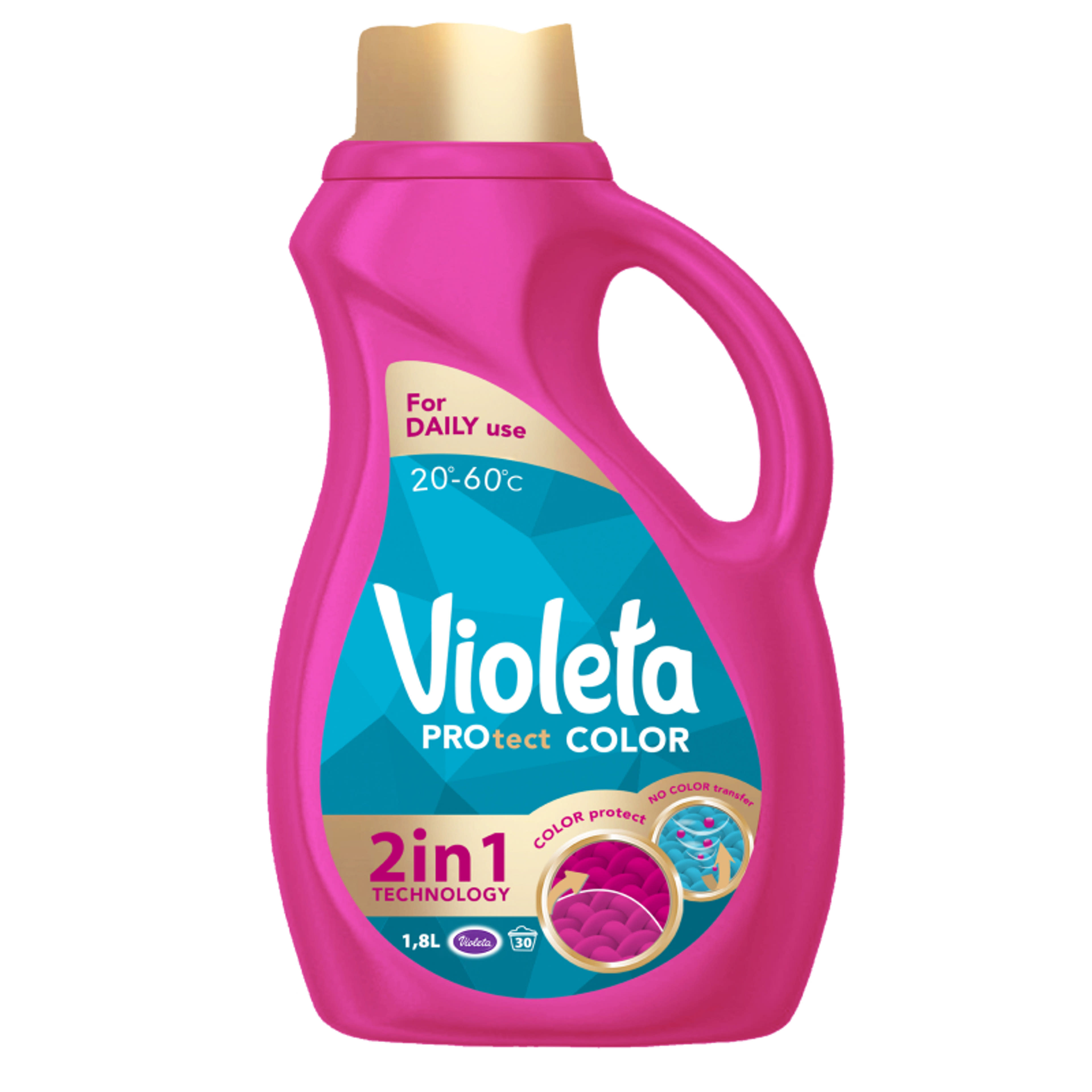 Violeta Protect Color mosógél 30 mosás - 1800 ml