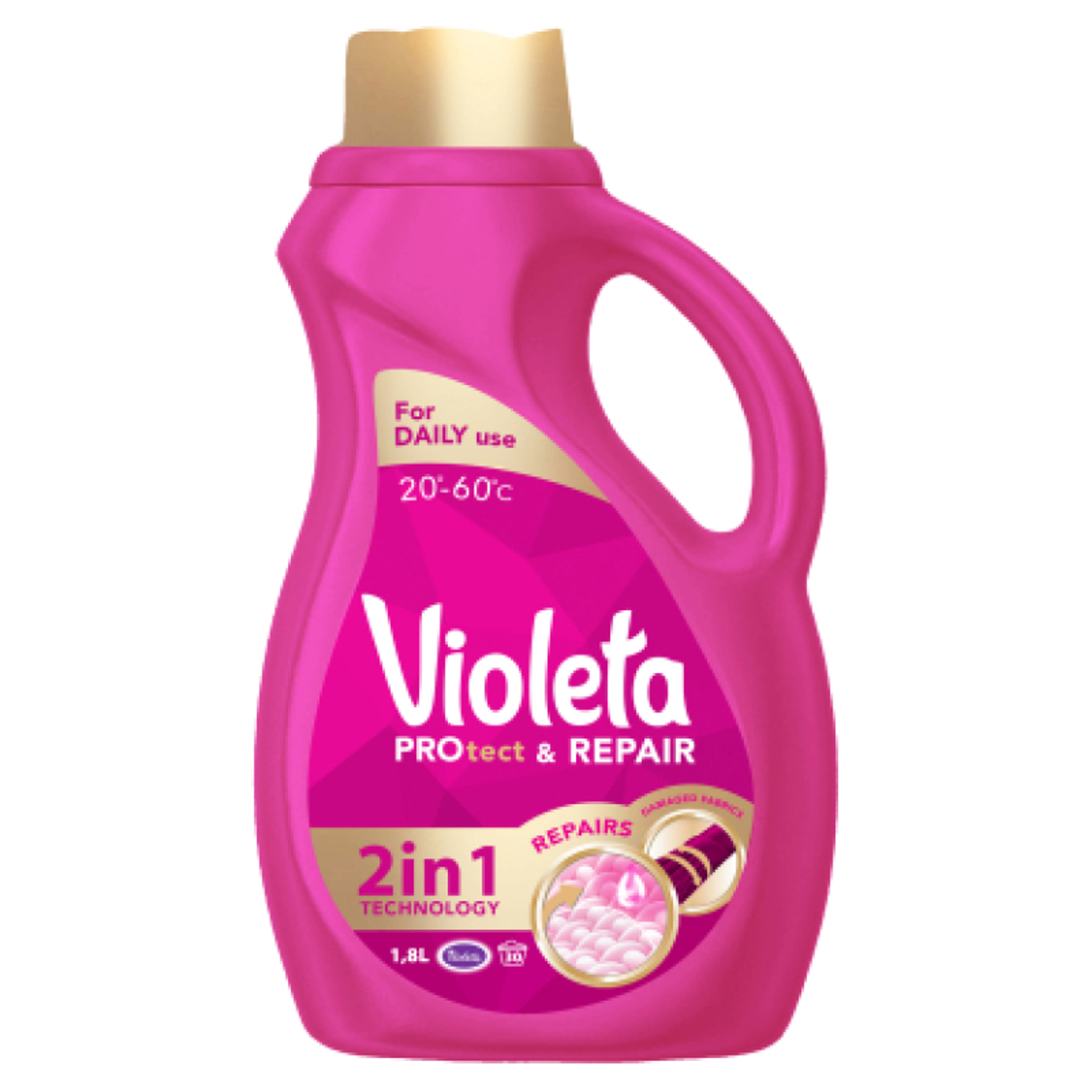 Violeta Protect Repair mosógél 30 mosás - 1800 ml-2