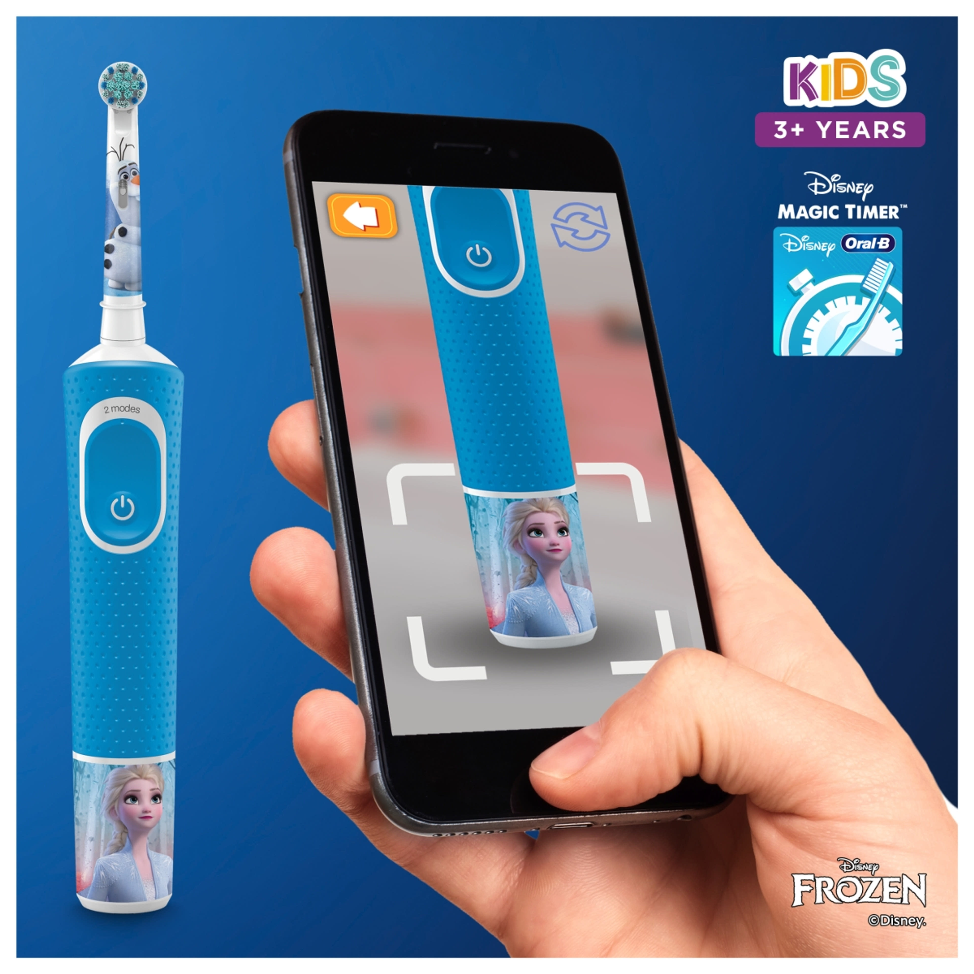 Oral-B elektromos fogkefe Frozen, családi kiszerelés - 2 db-5