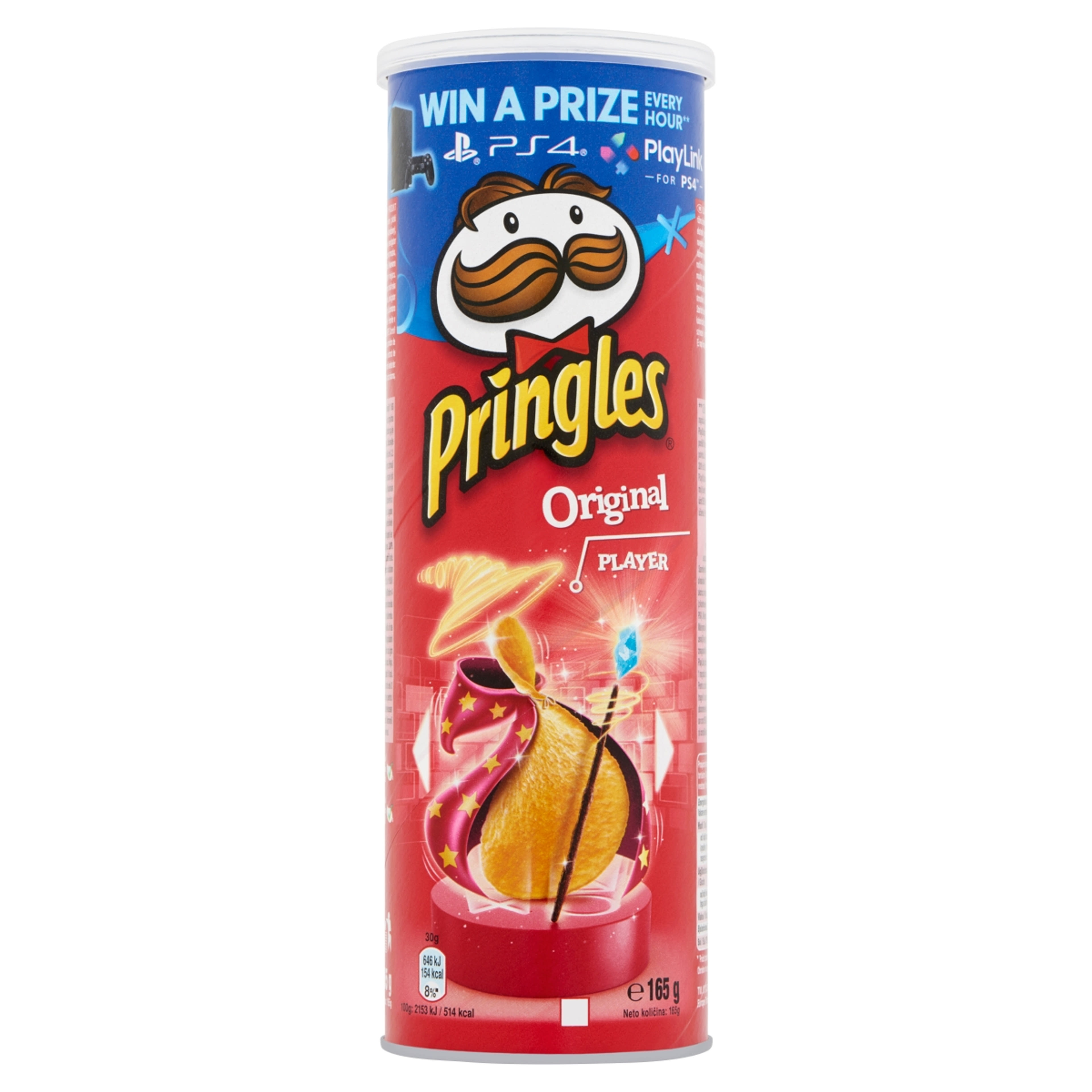 Pringles natúr chips - 165 g