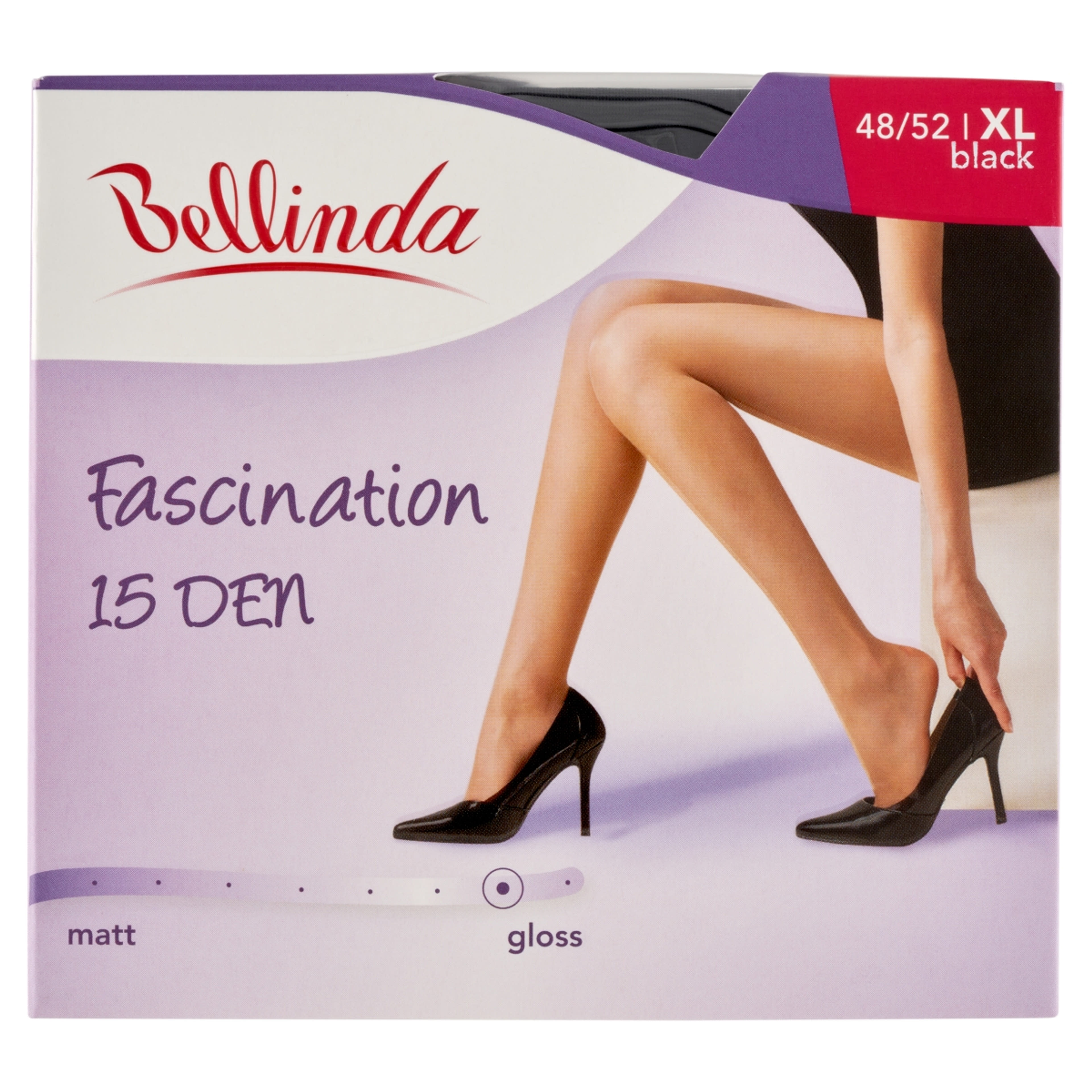 Bellinda harisnya Fascination 15den fekete XL - 1 db-1